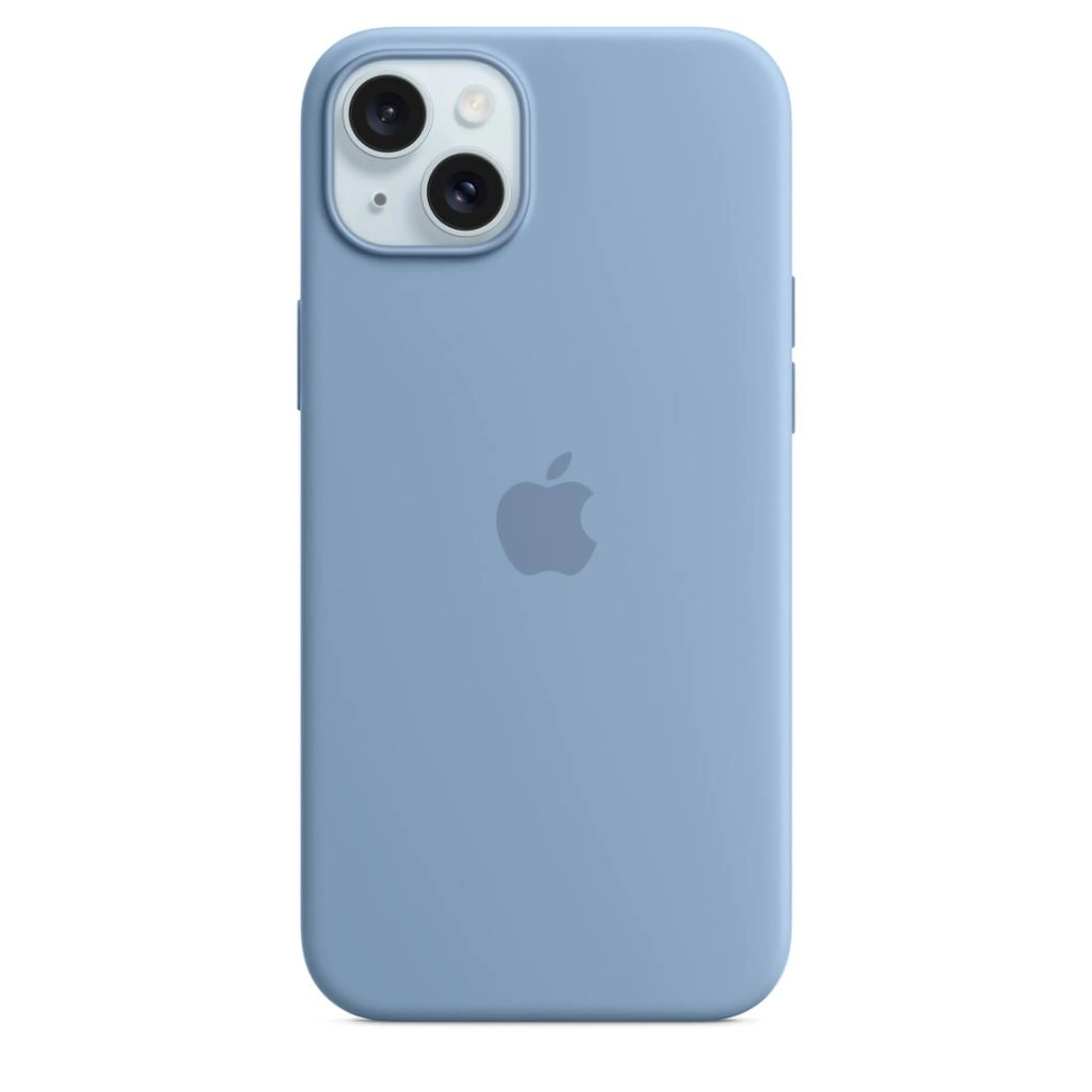 iPhone 15 Plus Silicone Case with MagSafe - Winter Blue