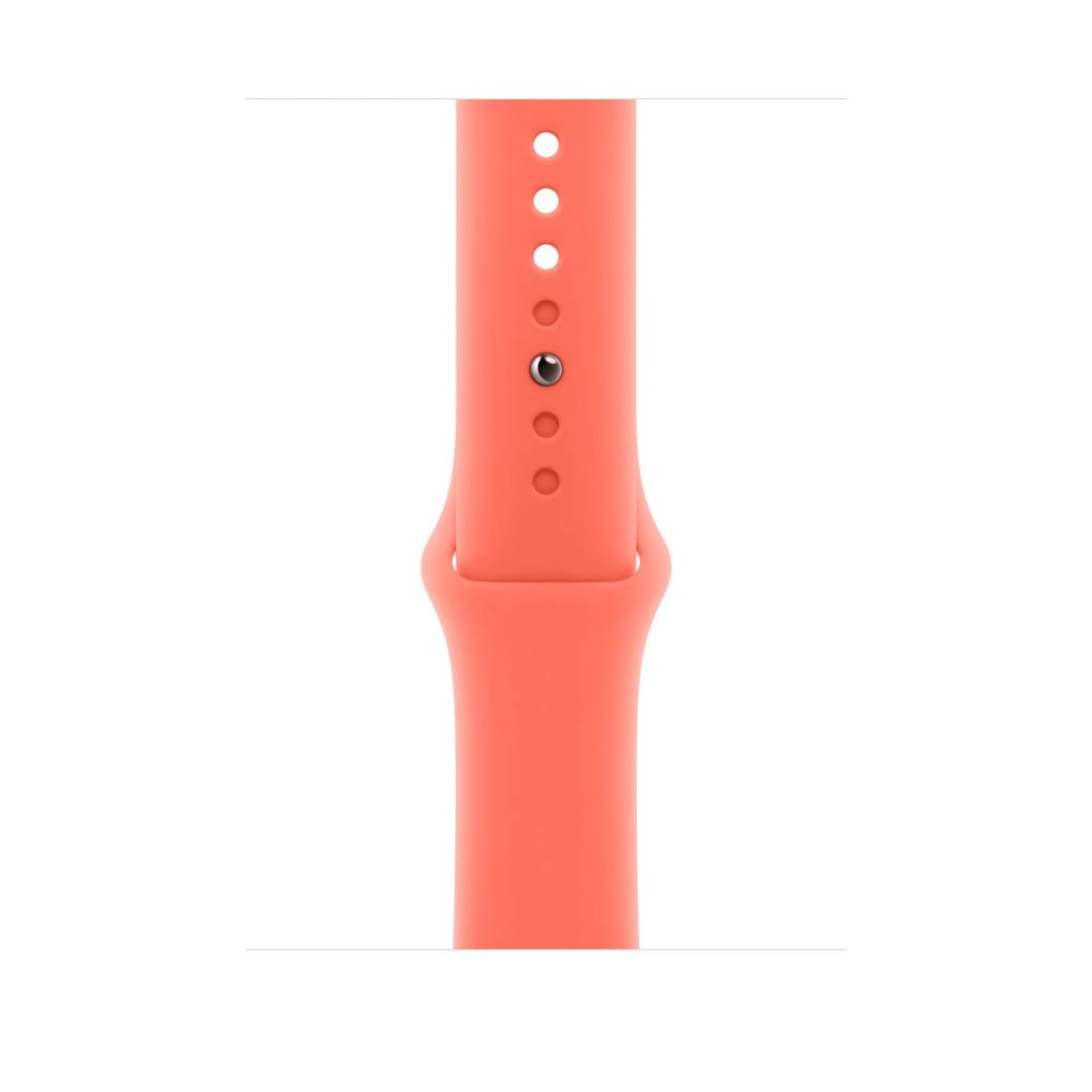 Apple Watch 46mm Sport Band: Tangerine Sport Band - S/M (SEASONAL)