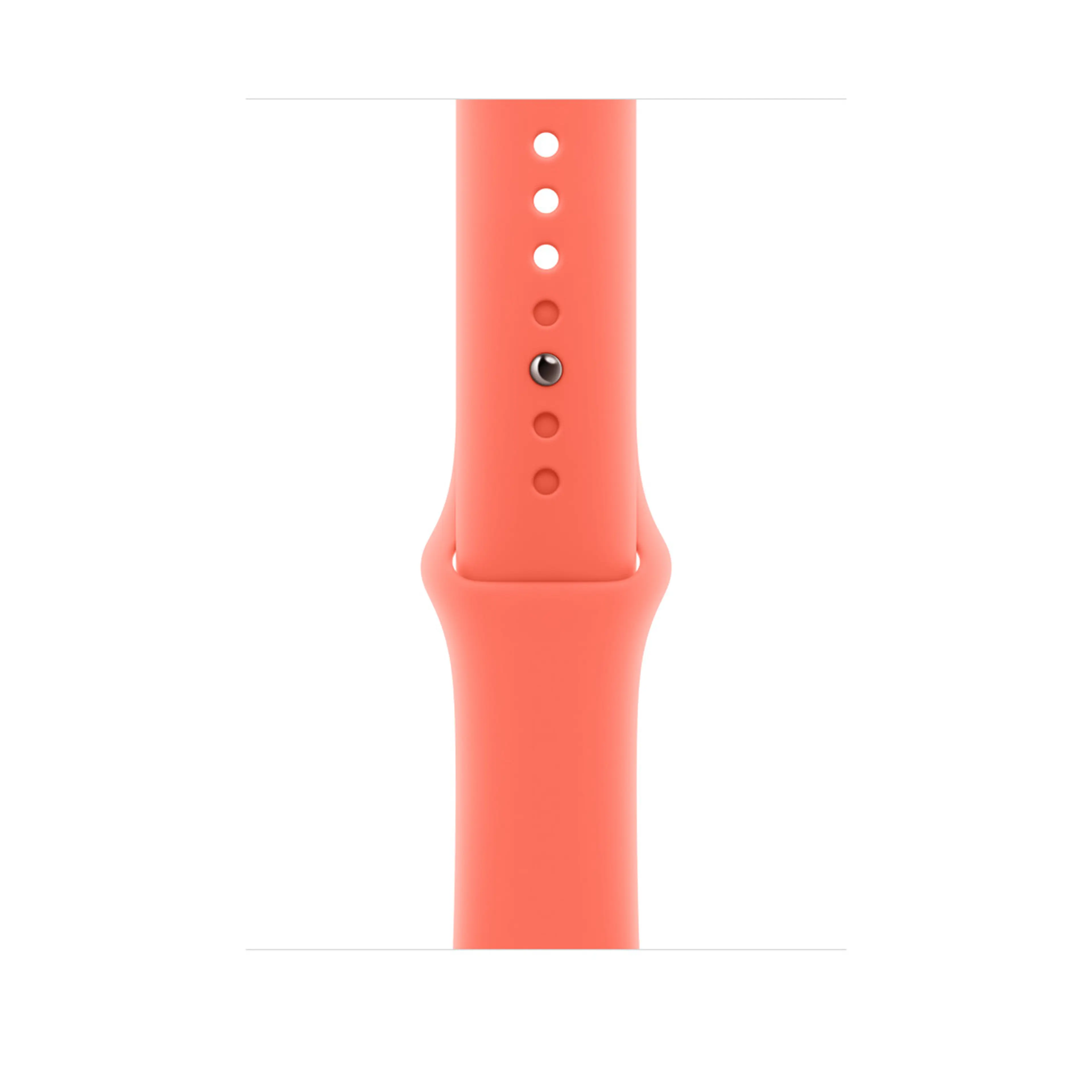 Apple Watch 46mm Sport Band: Tangerine Sport Band - S/M (SEASONAL)