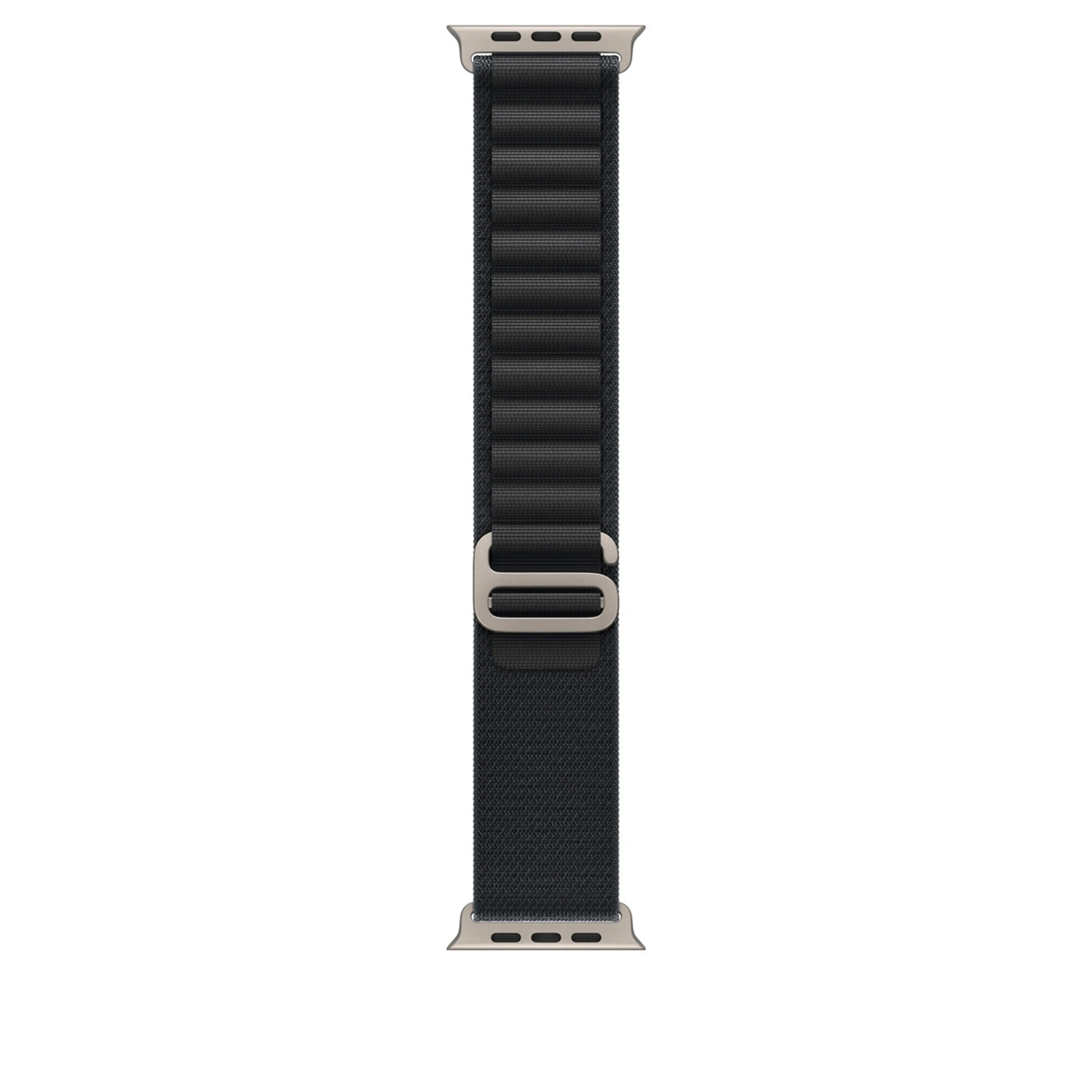 49mm Black Alpine Loop - Small - Natural Titanium Finish