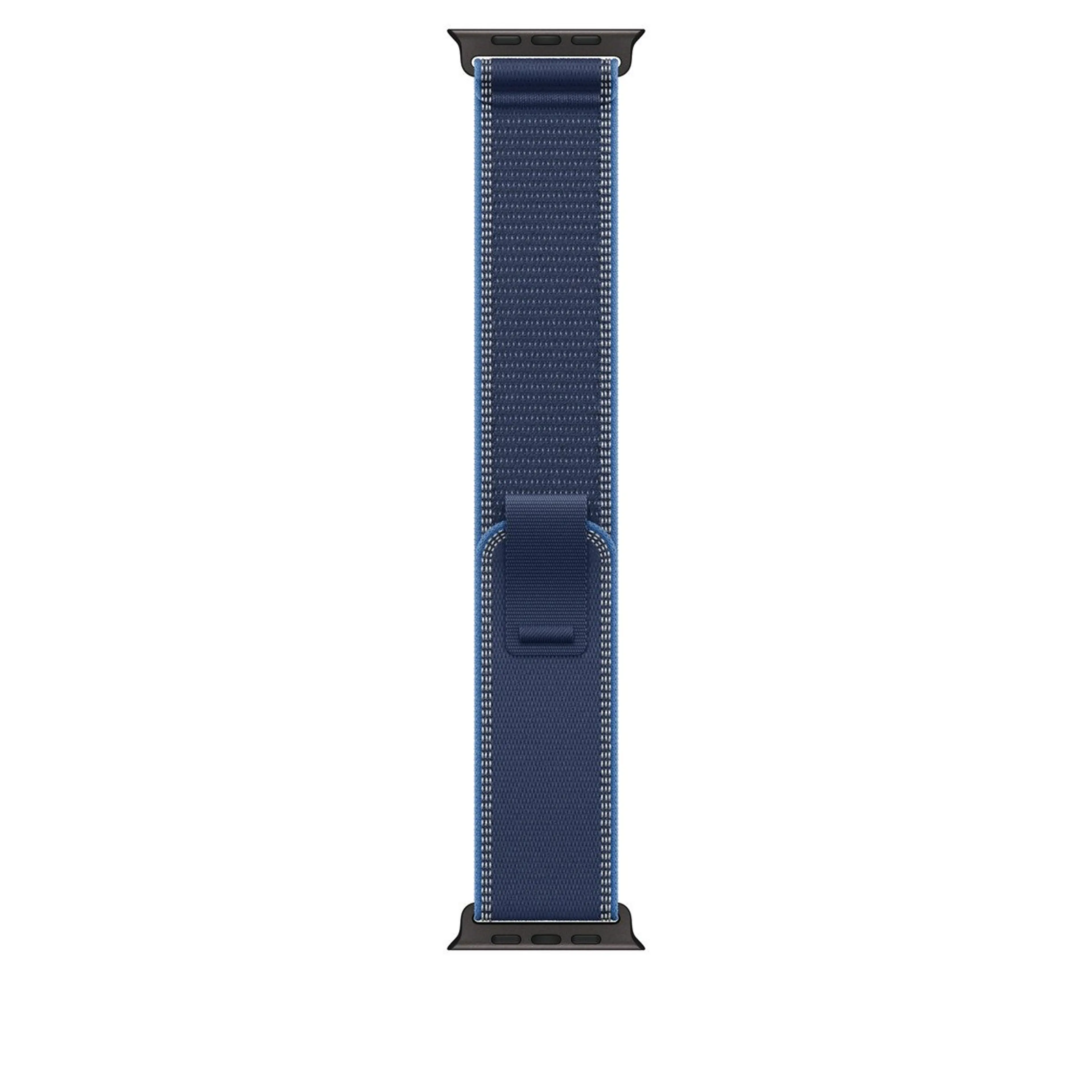 49mm Blue/Bright Blue Trail Loop - S/M - Black Titanium Finish