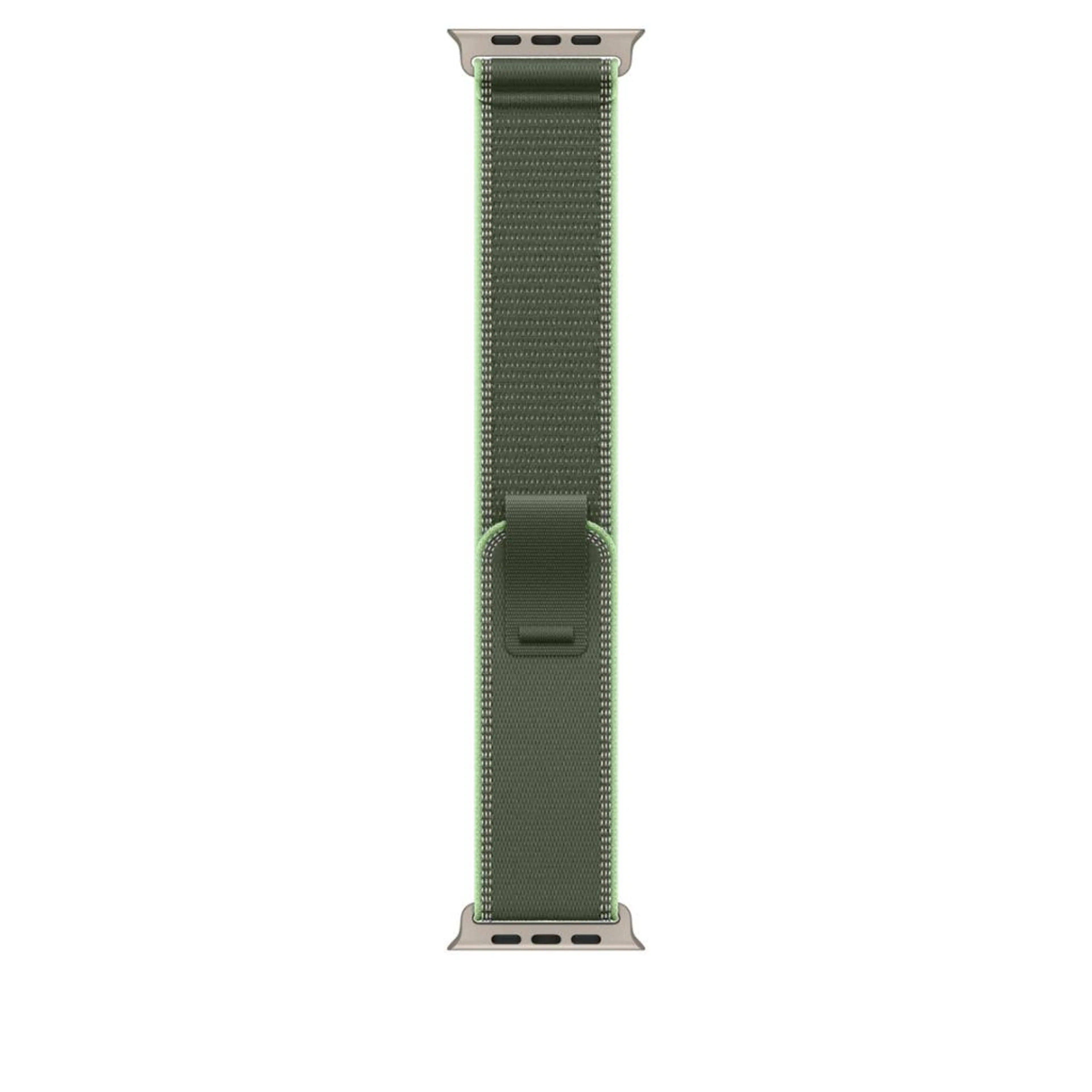 49mm Green/Neon Trail Loop - M/L - Natural Titanium Finish