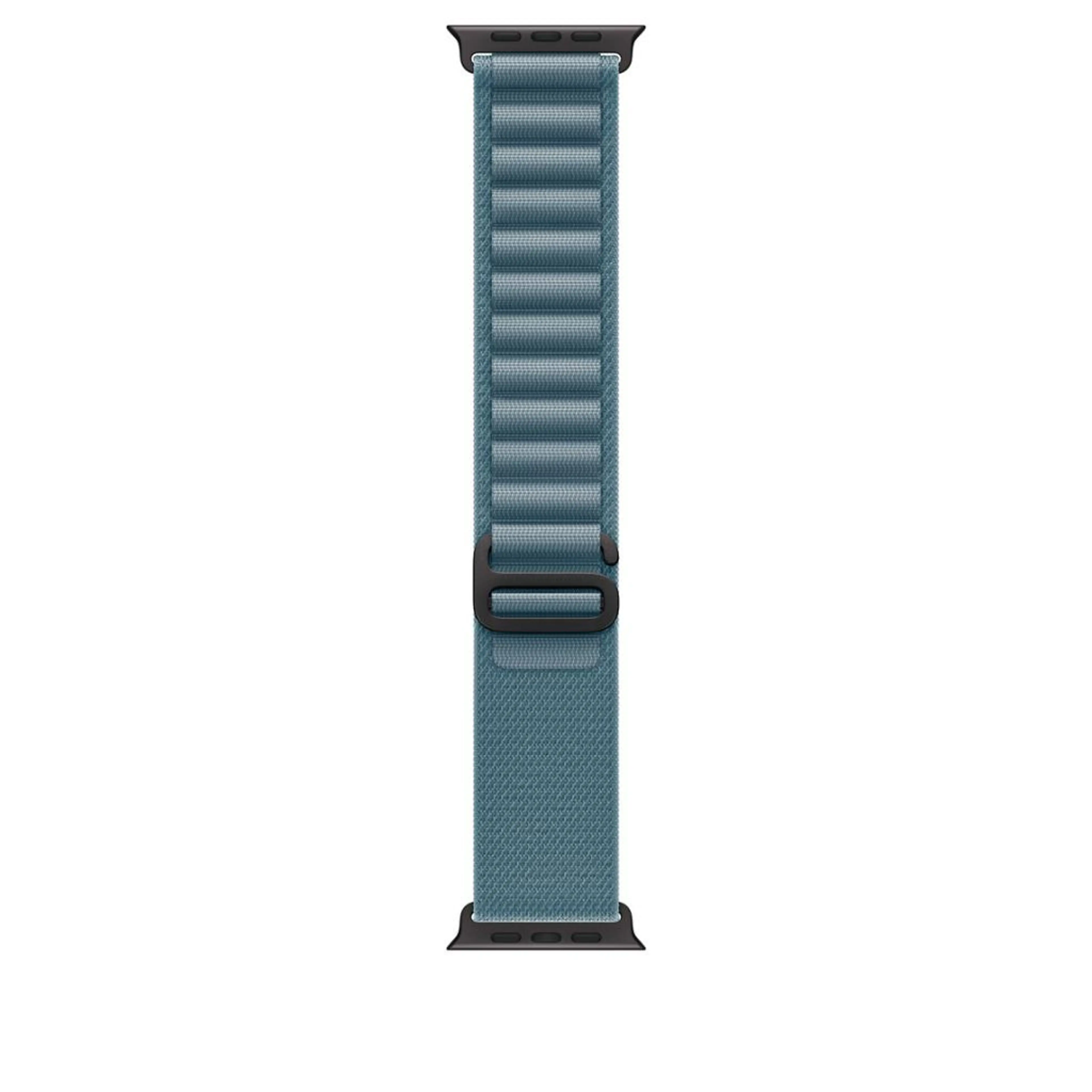49mm Light Blue Alpine Loop - Large - Black Titanium Finish