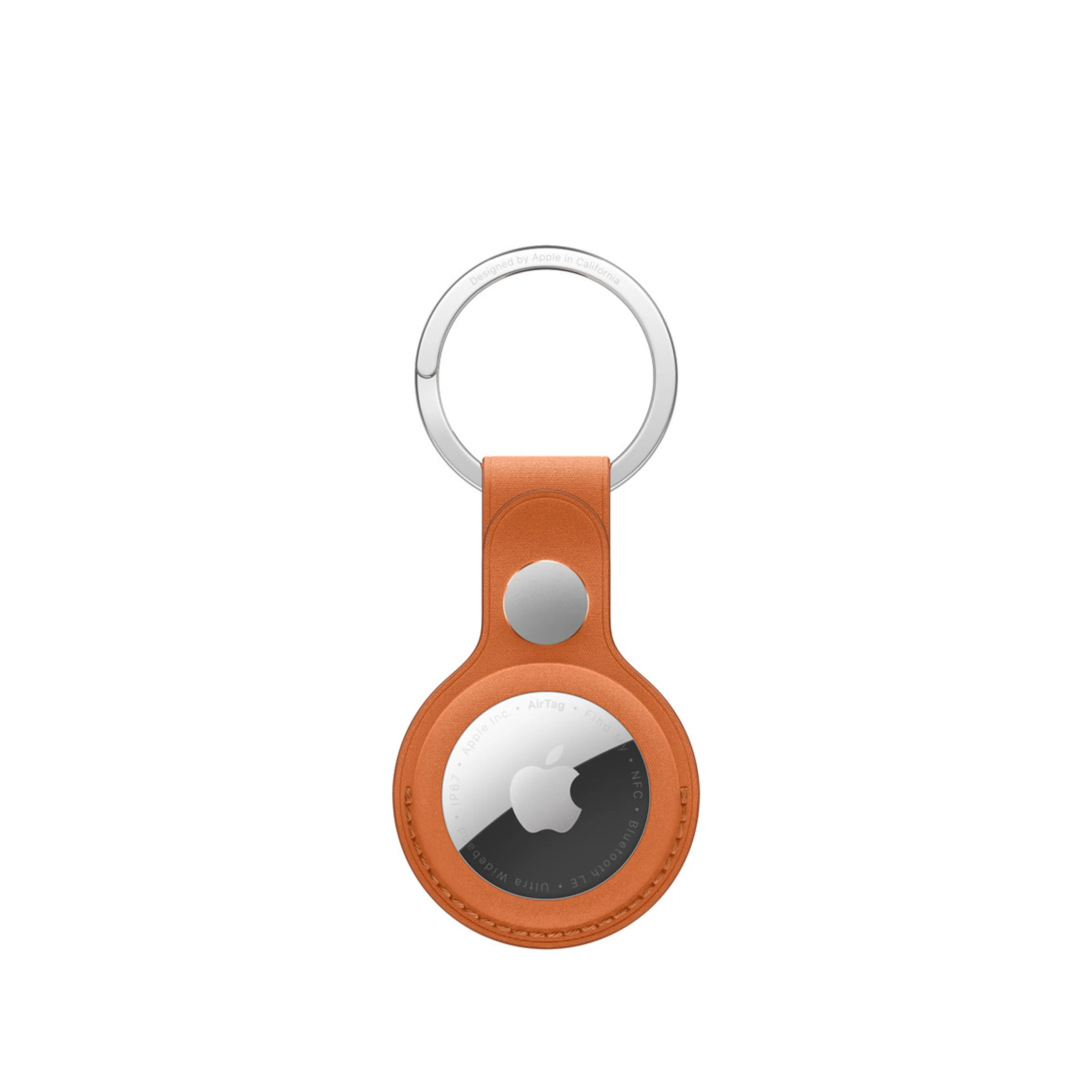 AirTag FineWoven Key Ring - Fox Orange