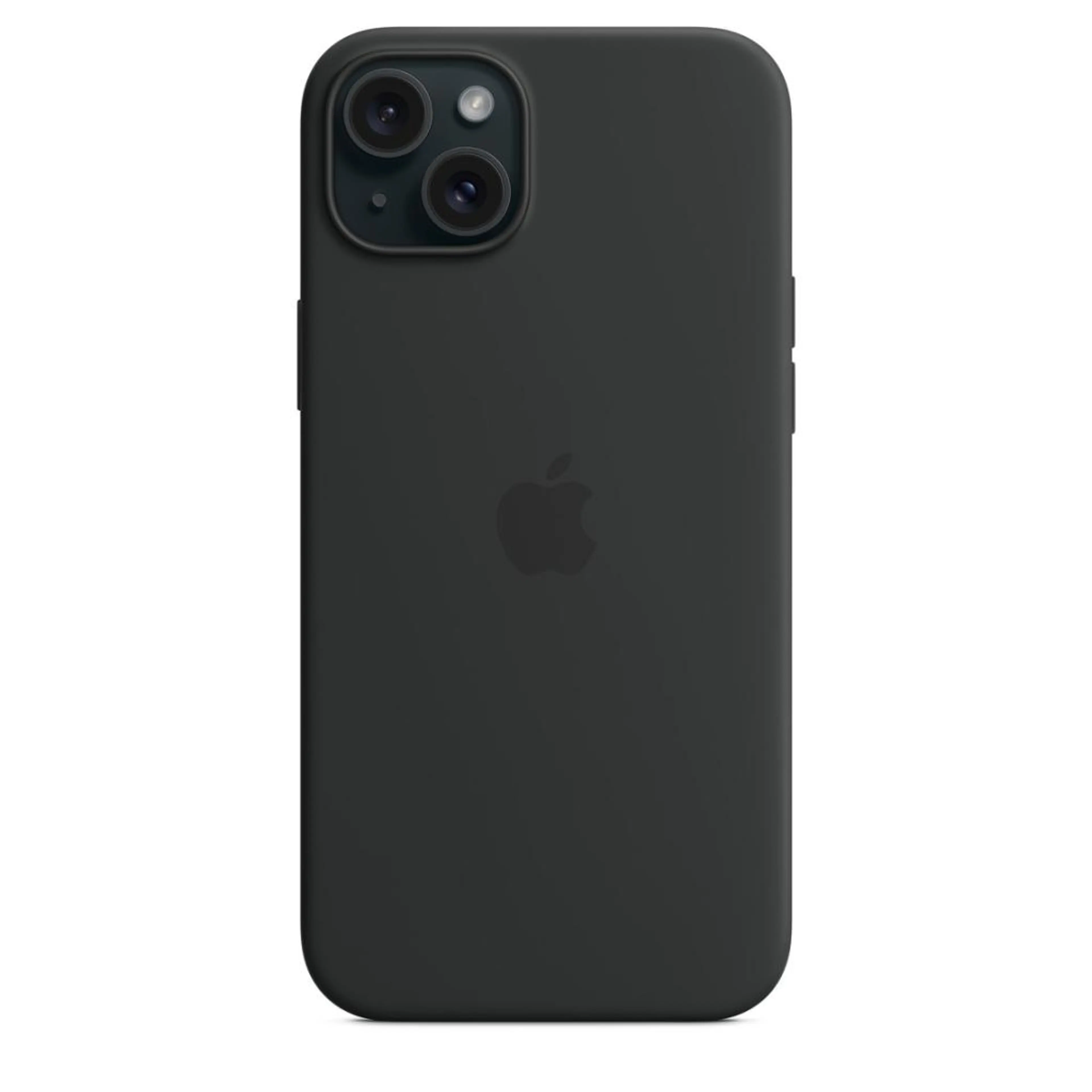 Apple iPhone 15 Plus Silicone Case with MagSafe - Black