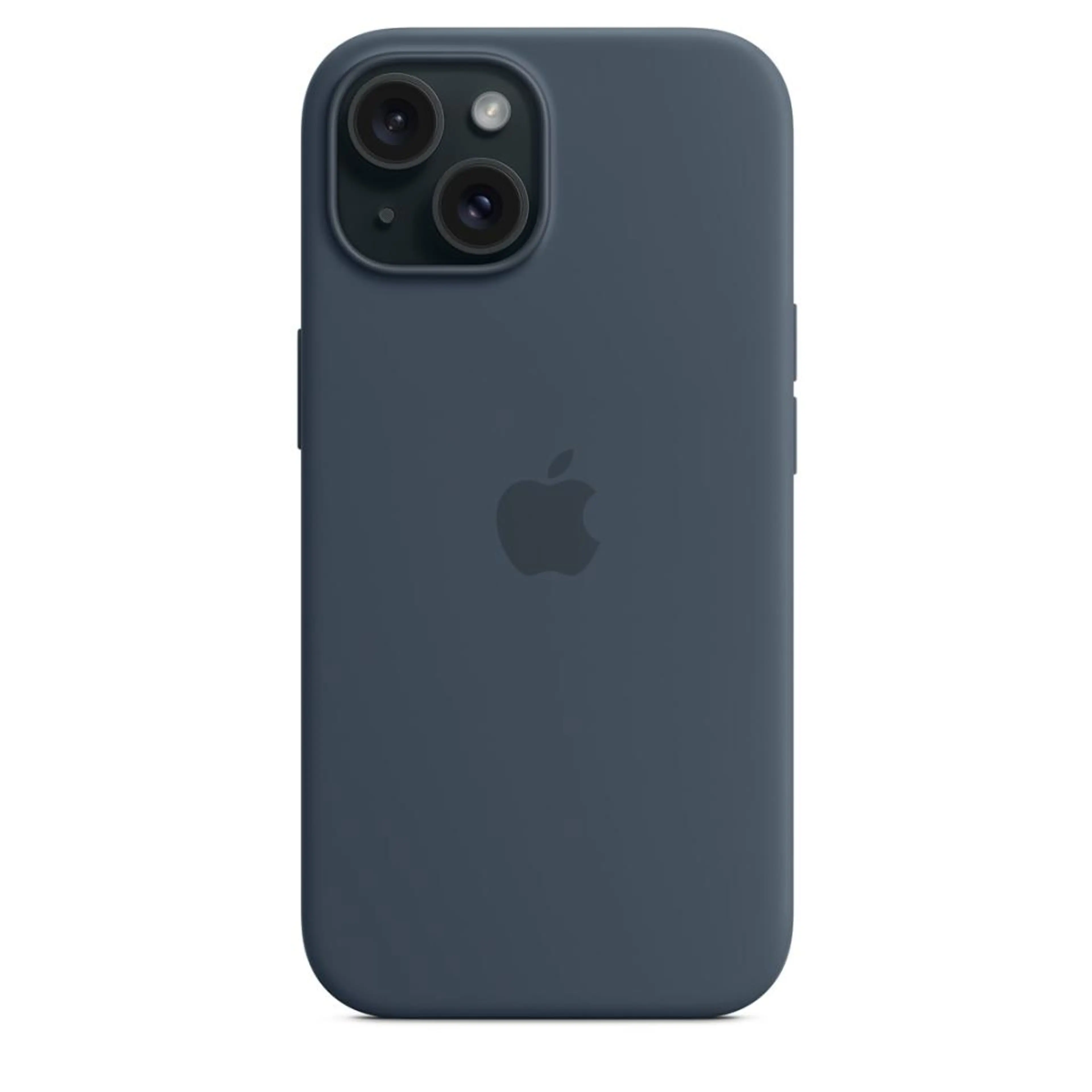 Apple iPhone 15 Silicone Case with MagSafe - Storm Blue