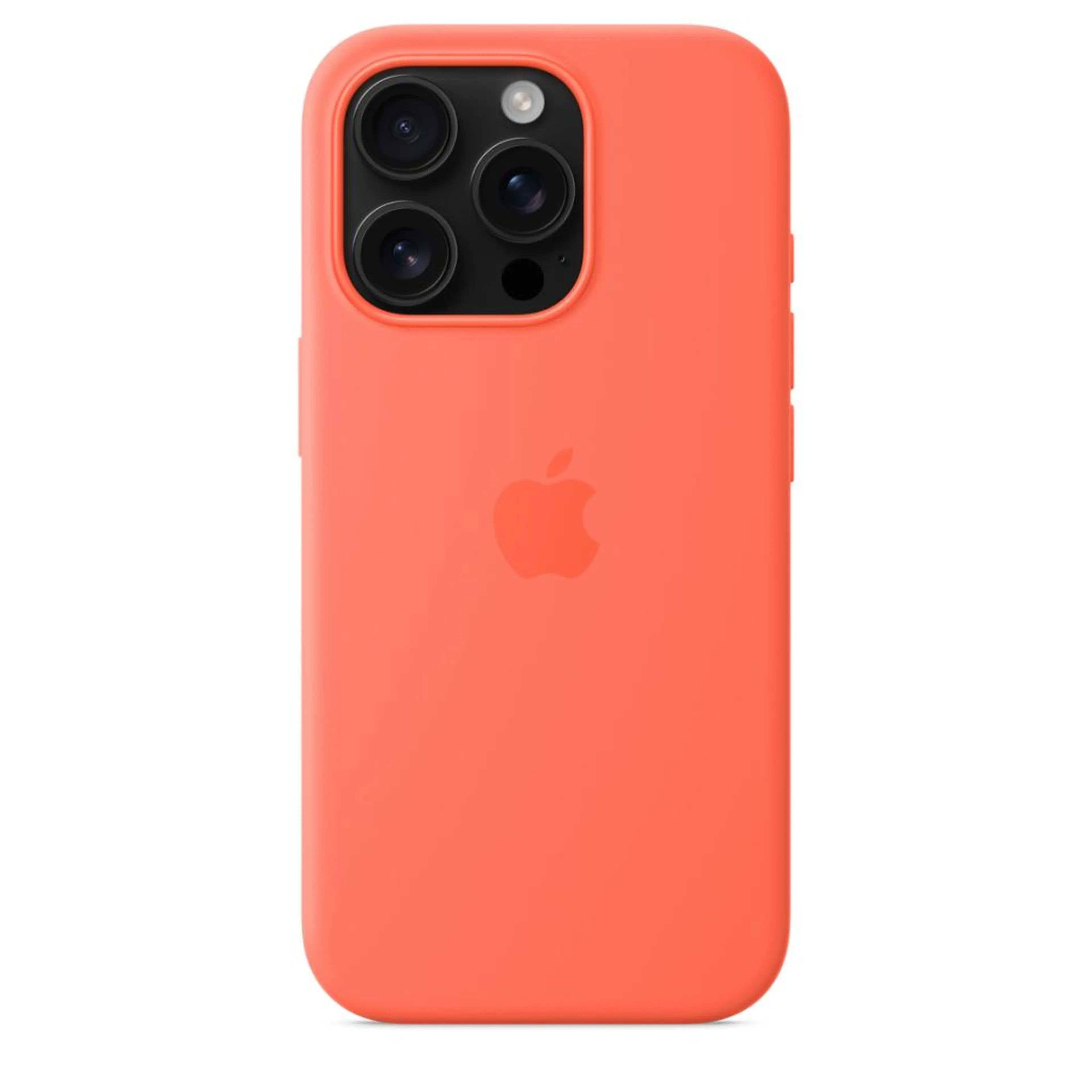 Apple iPhone 16 Pro Silicone Case with MagSafe - Tangerine (SEASONAL)