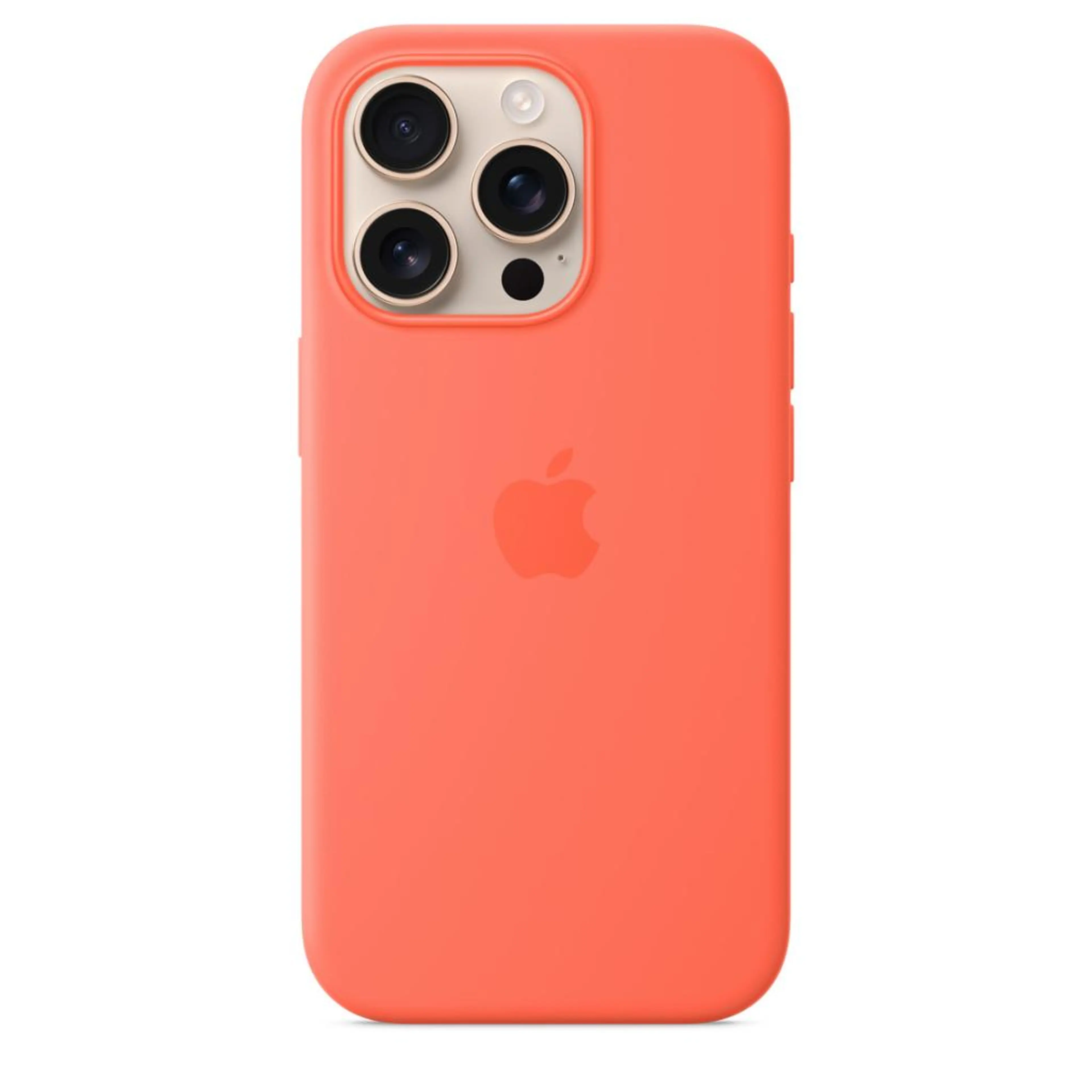 Apple iPhone 16 Pro Silicone Case with MagSafe - Tangerine (SEASONAL)