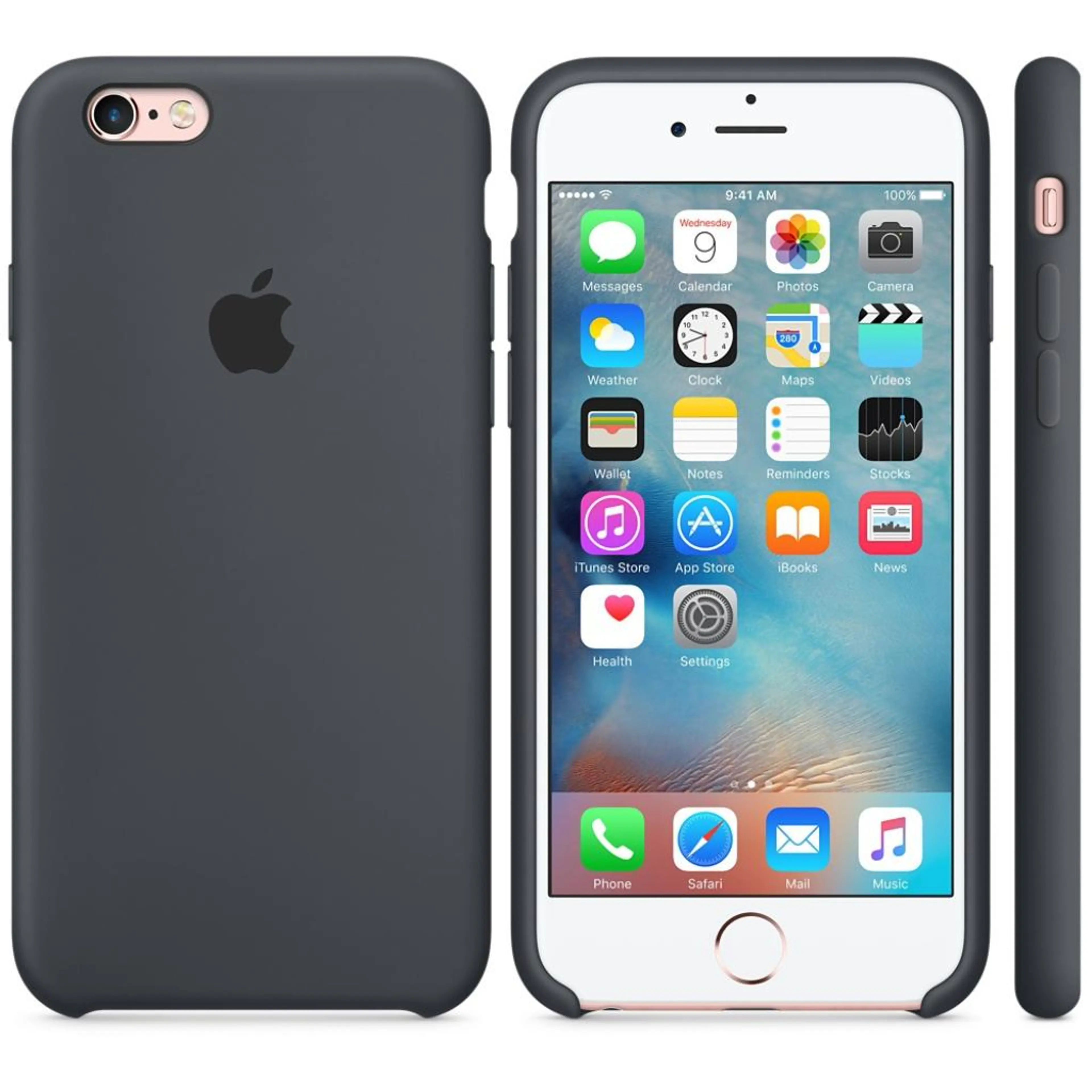 Apple iPhone 6s Plus Silicone Case - Charcoal Gray
