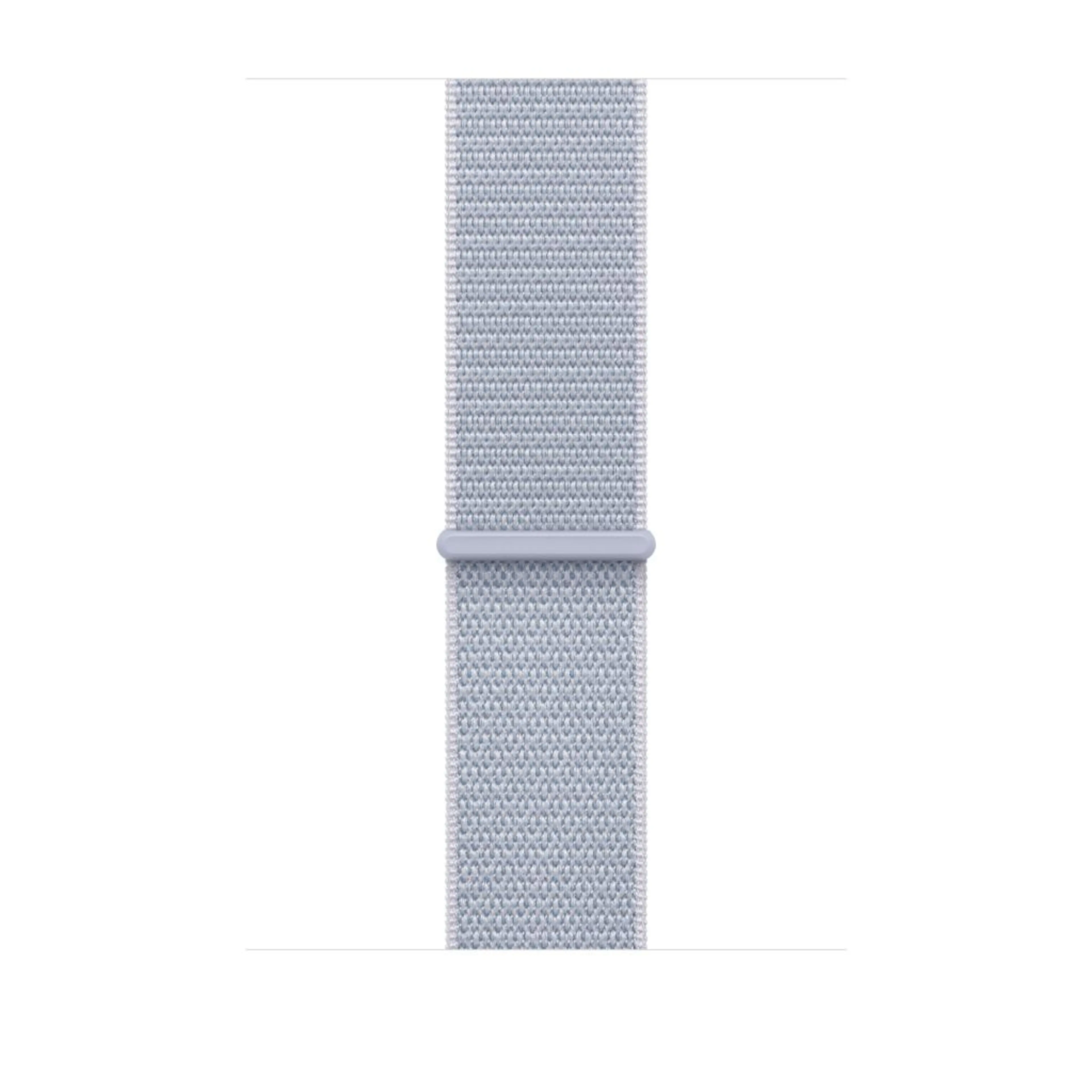 Apple Watch SE2 v3 GPS 40mm Silver Alu Case with Blue Cloud Sport Loop