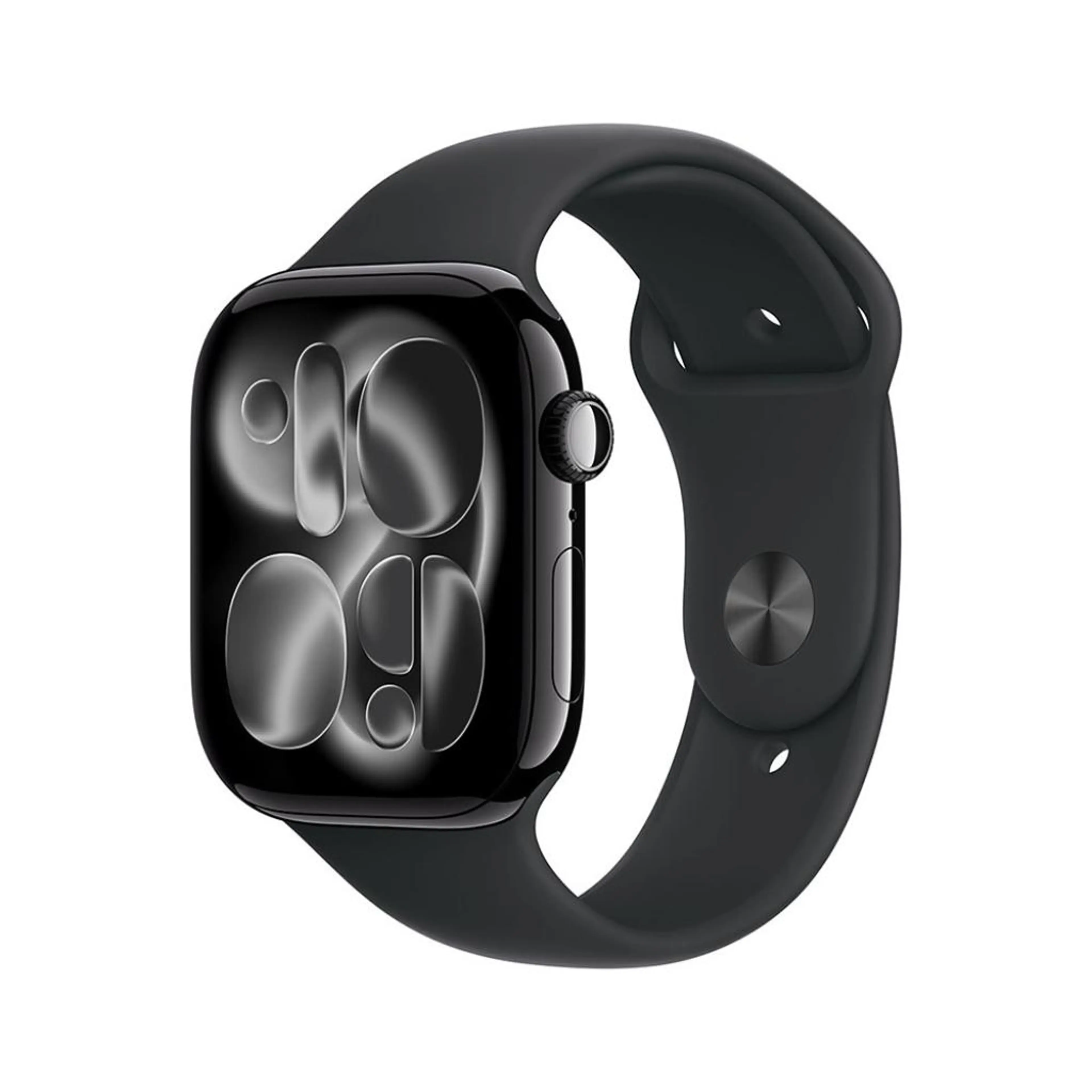 Apple Watch Series 11 GPS 42mm Jet Black Aluminium Case with Black Sport Band - S/M