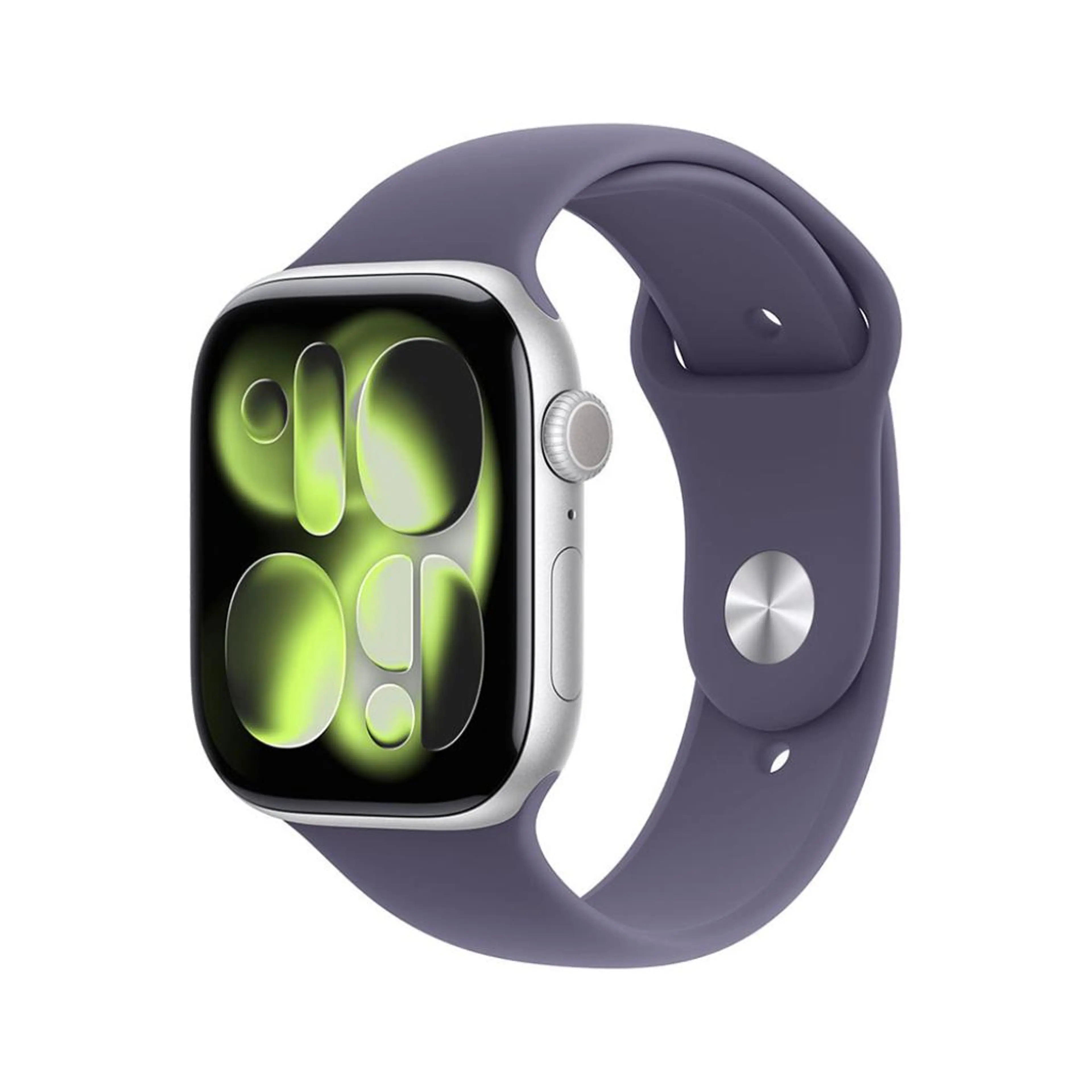 Apple Watch Series 11 GPS 42mm Silver Aluminium Case with Purple Fog Sport Band - M/L