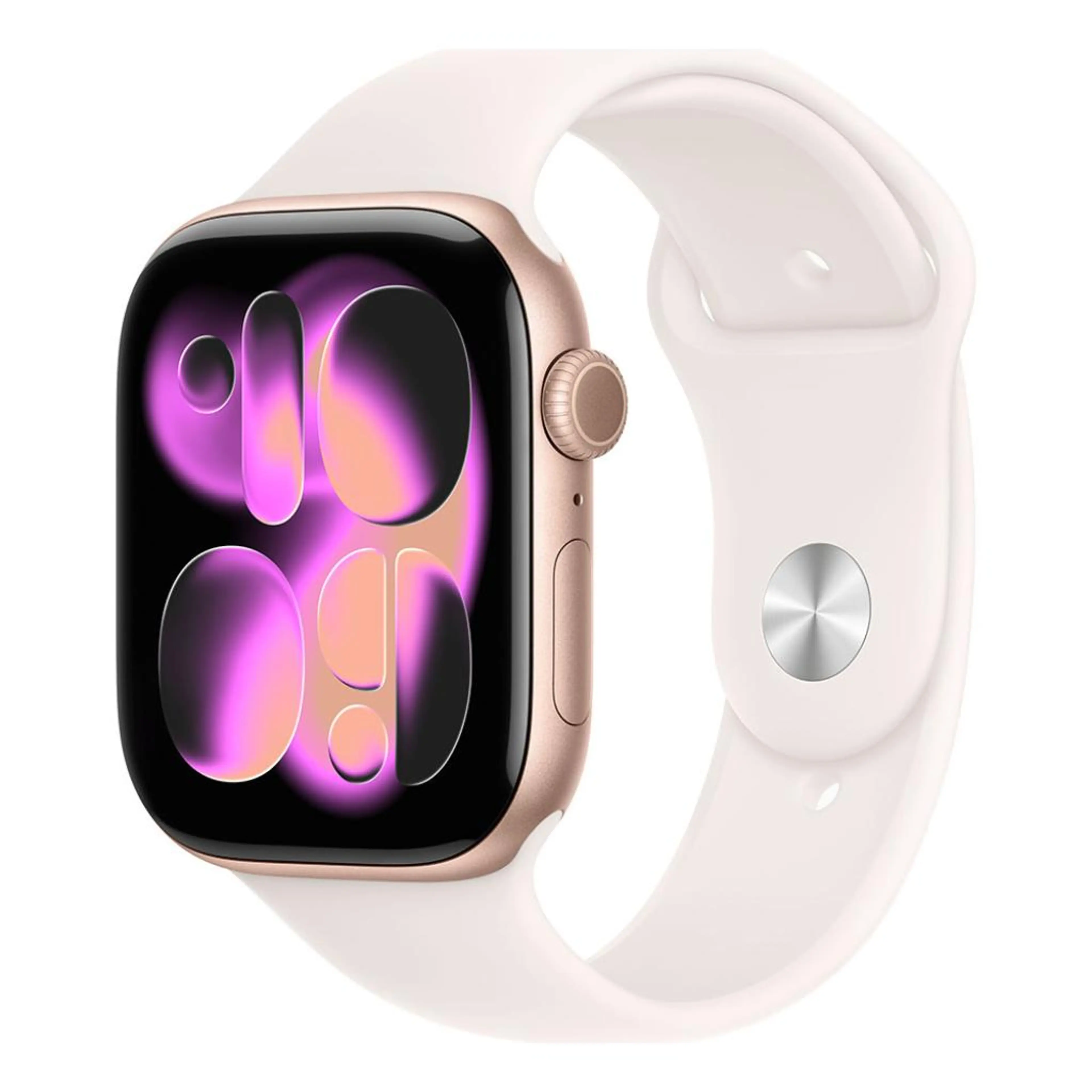 Apple Watch Series 11 GPS 46mm Rose Gold Aluminium Case with Light Blush Sport Band - M/L