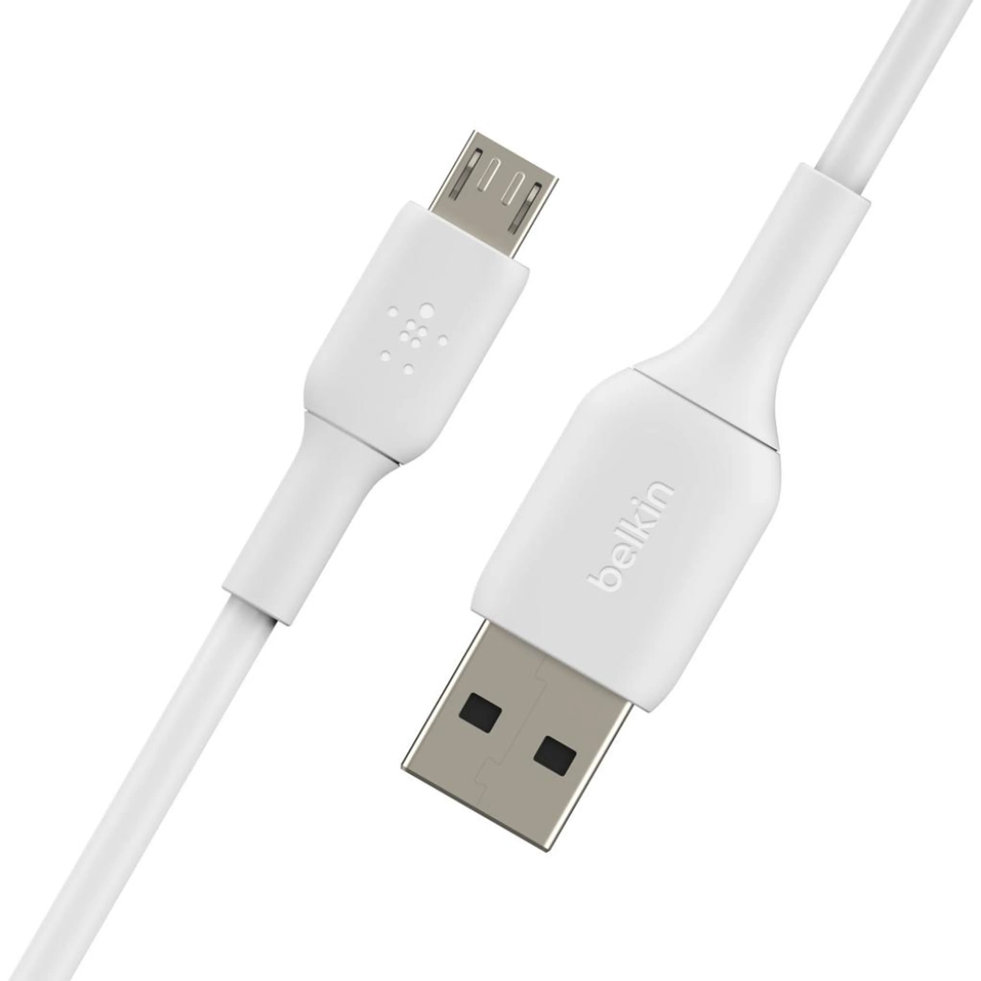 Belkin BOOST CHARGE Micro-USB to USB-A Cable; PVC - 1M - White