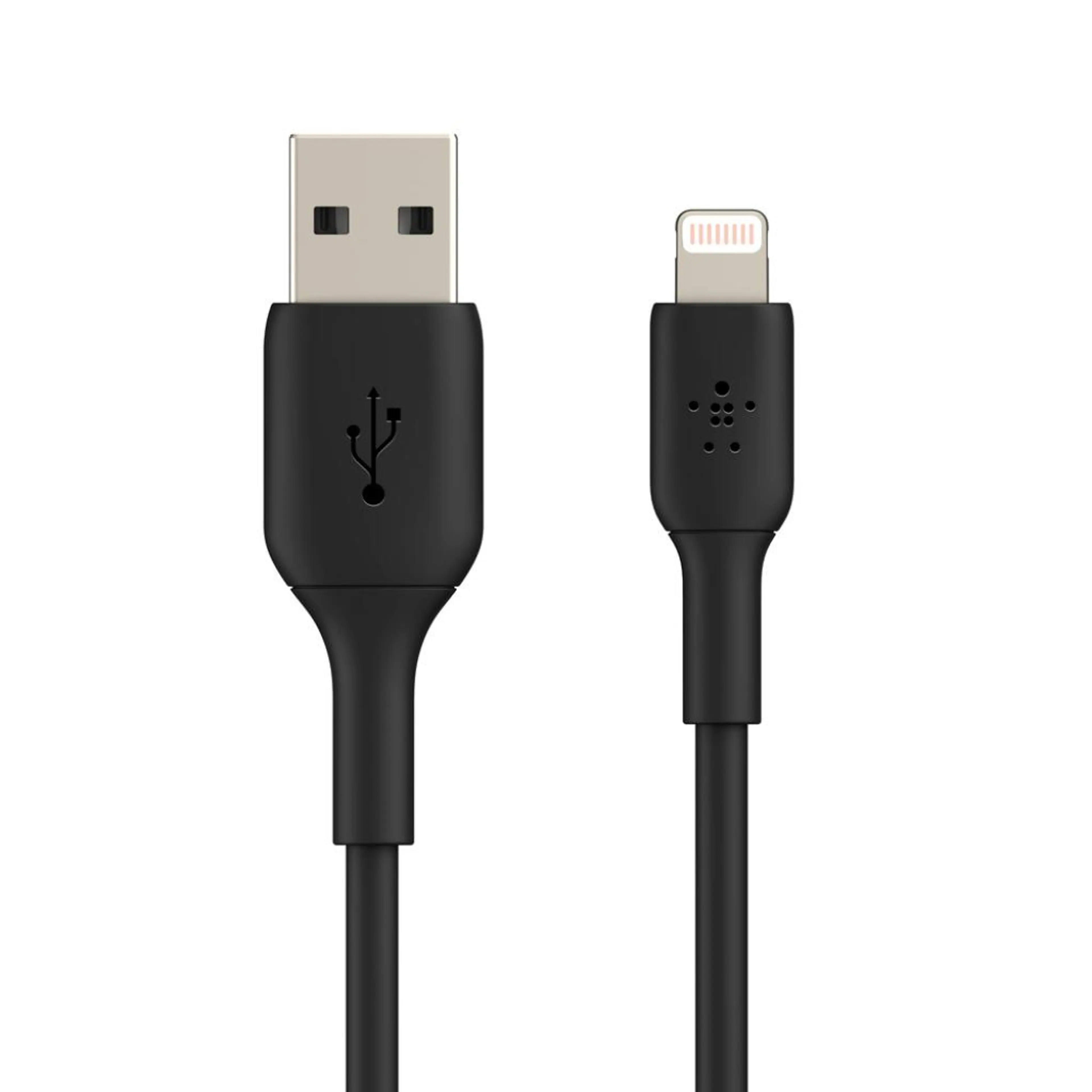 Belkin BOOST CHARGE USB-A to Lightning Cable; PVC - 1M - Black