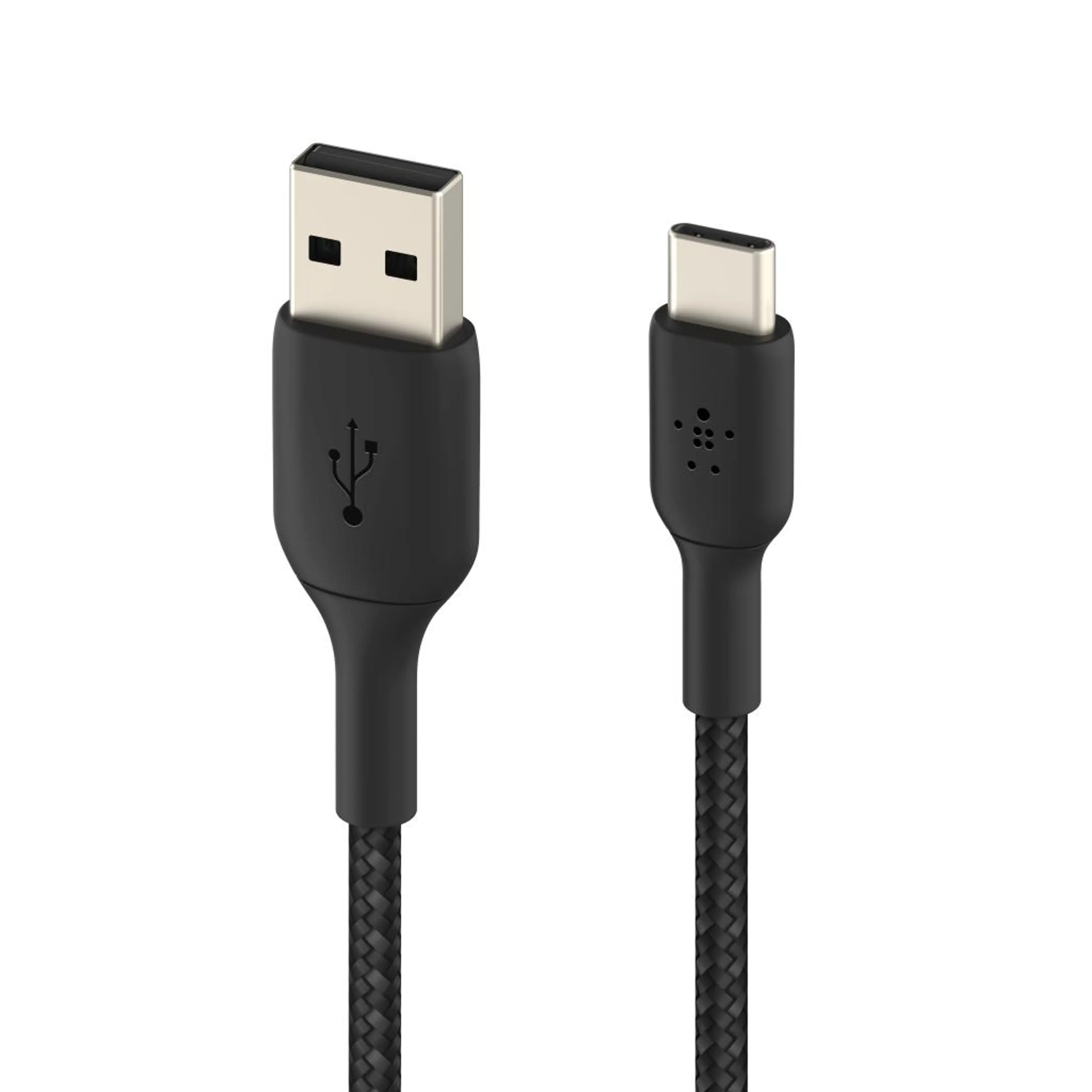 Belkin BOOST CHARGE USB-A to USB-C Cable; Braided - 0;15M - Black