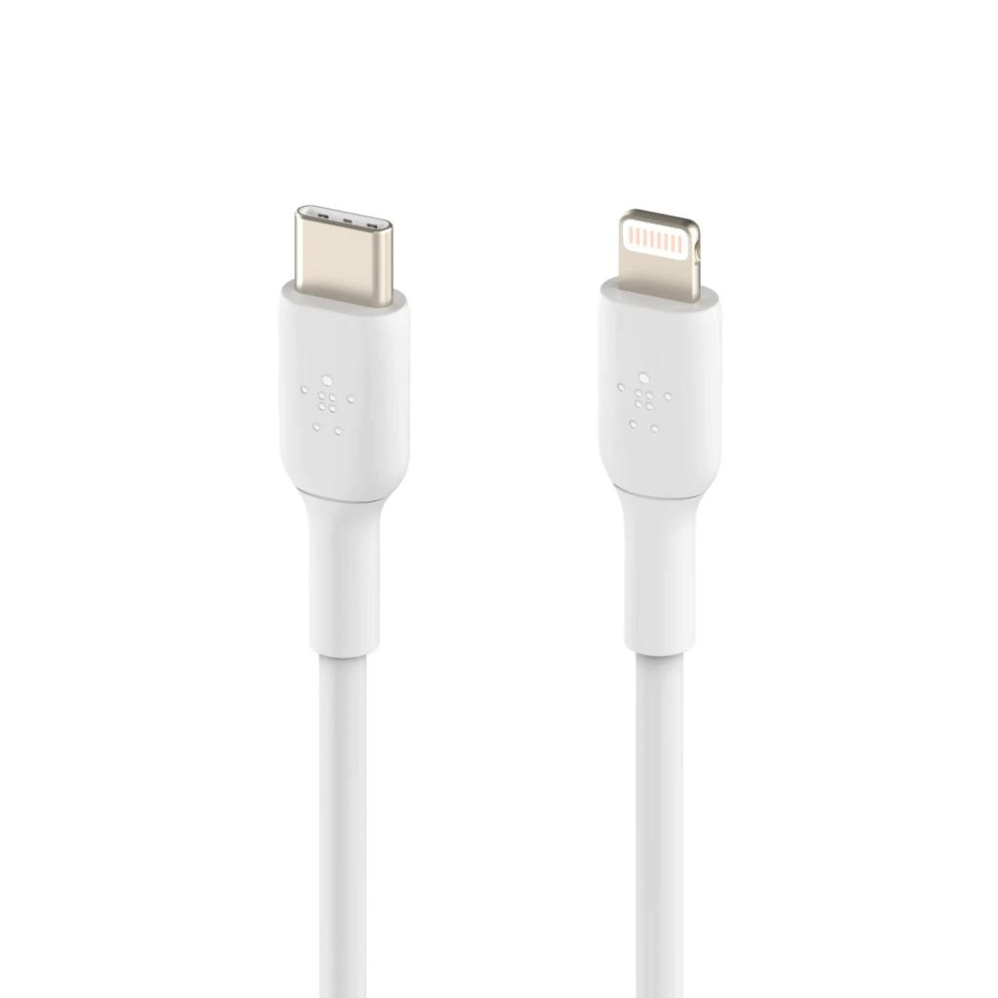 Belkin BOOST CHARGE USB-C to Lightning Cable; PVC - 1M - White