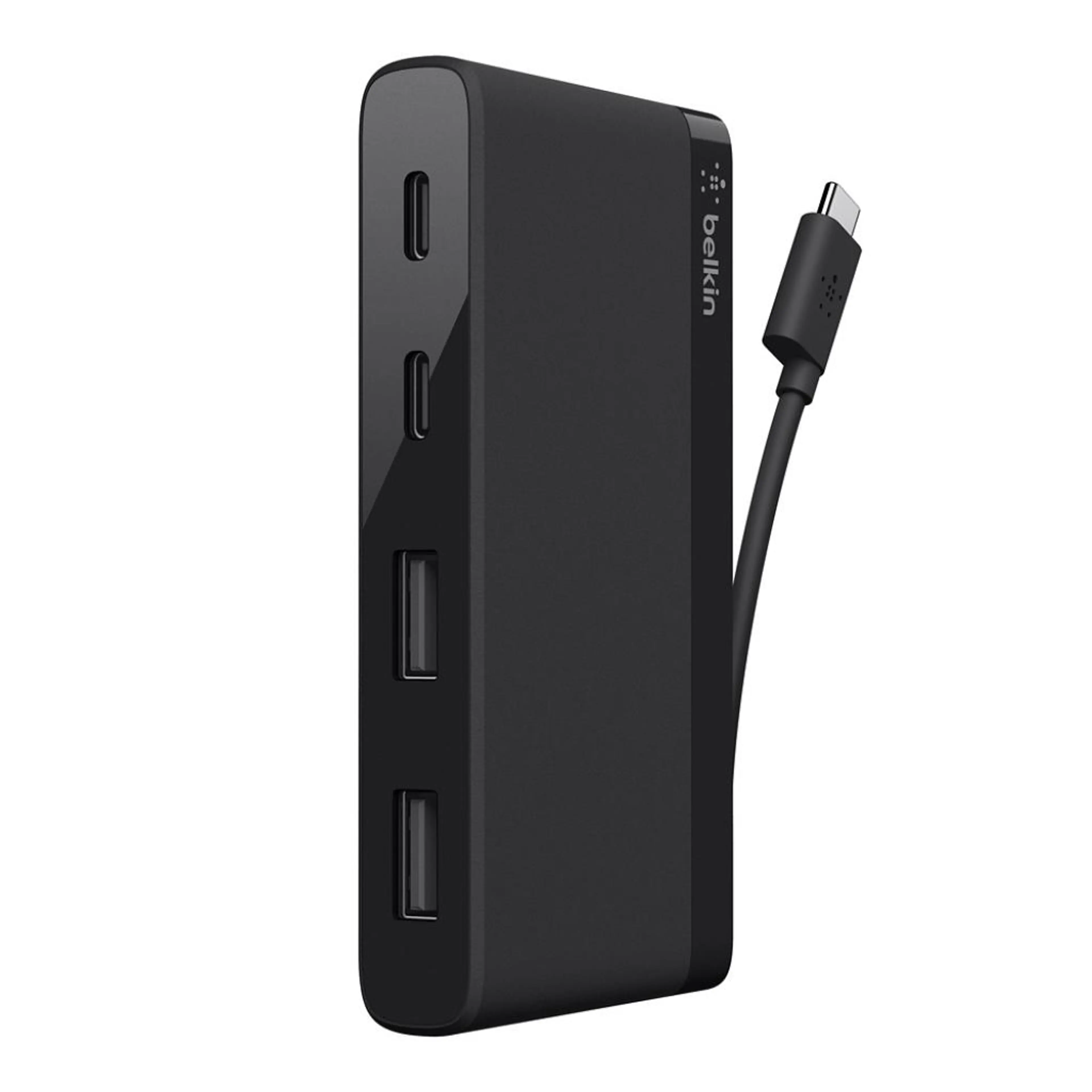 Belkin Hub 2-Port USB-C 2-Ports USB-A 5Gbps Data Transfer - White