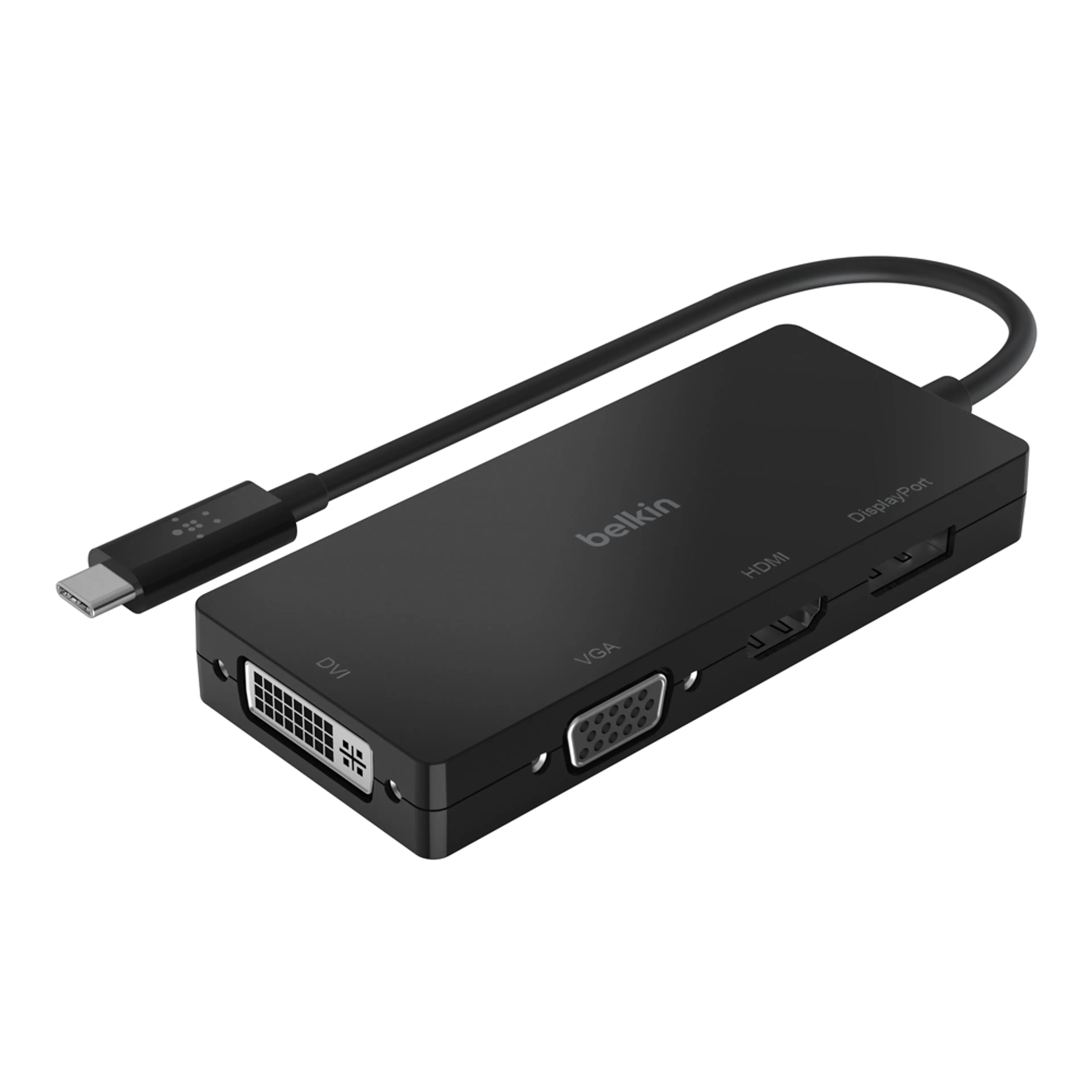 Belkin USB-C Video Adapter (HDMI; VGA; DVI; DISPLAYPORT) - Black