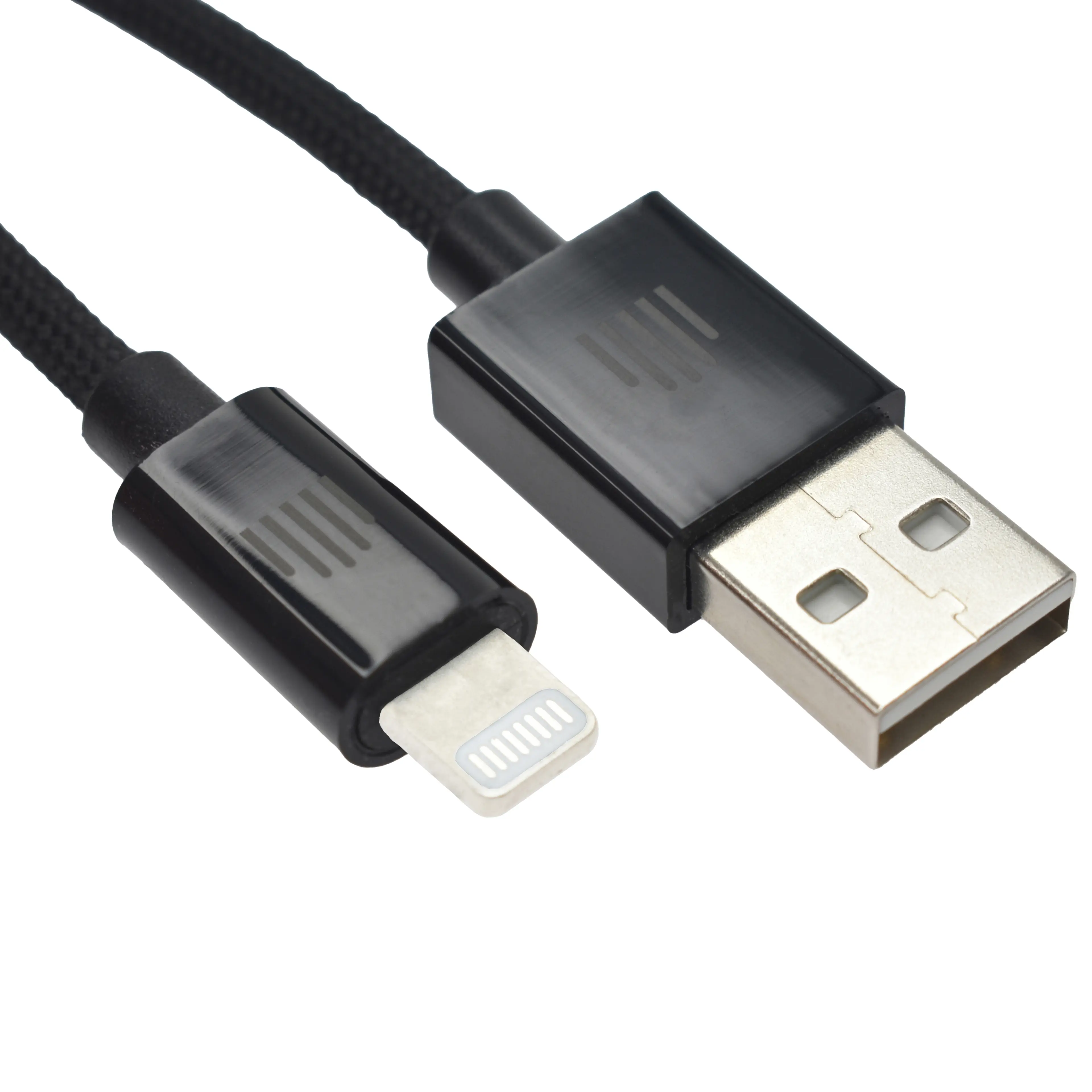 Dviced Cable USB-A to Lightning Nylon Textile 0;25m - Black