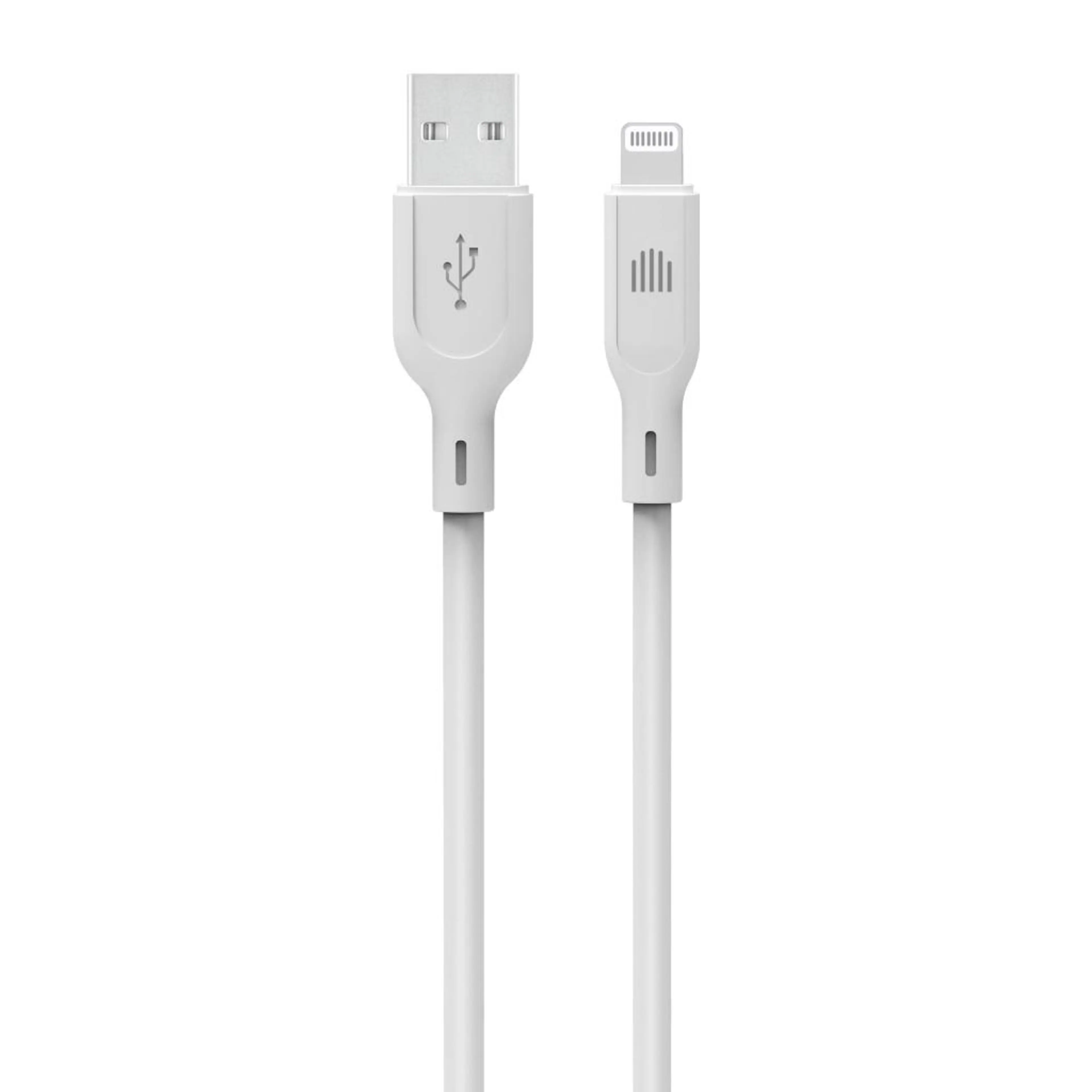 Dviced Cable USB-A to Lightning silicone 1;25m - White