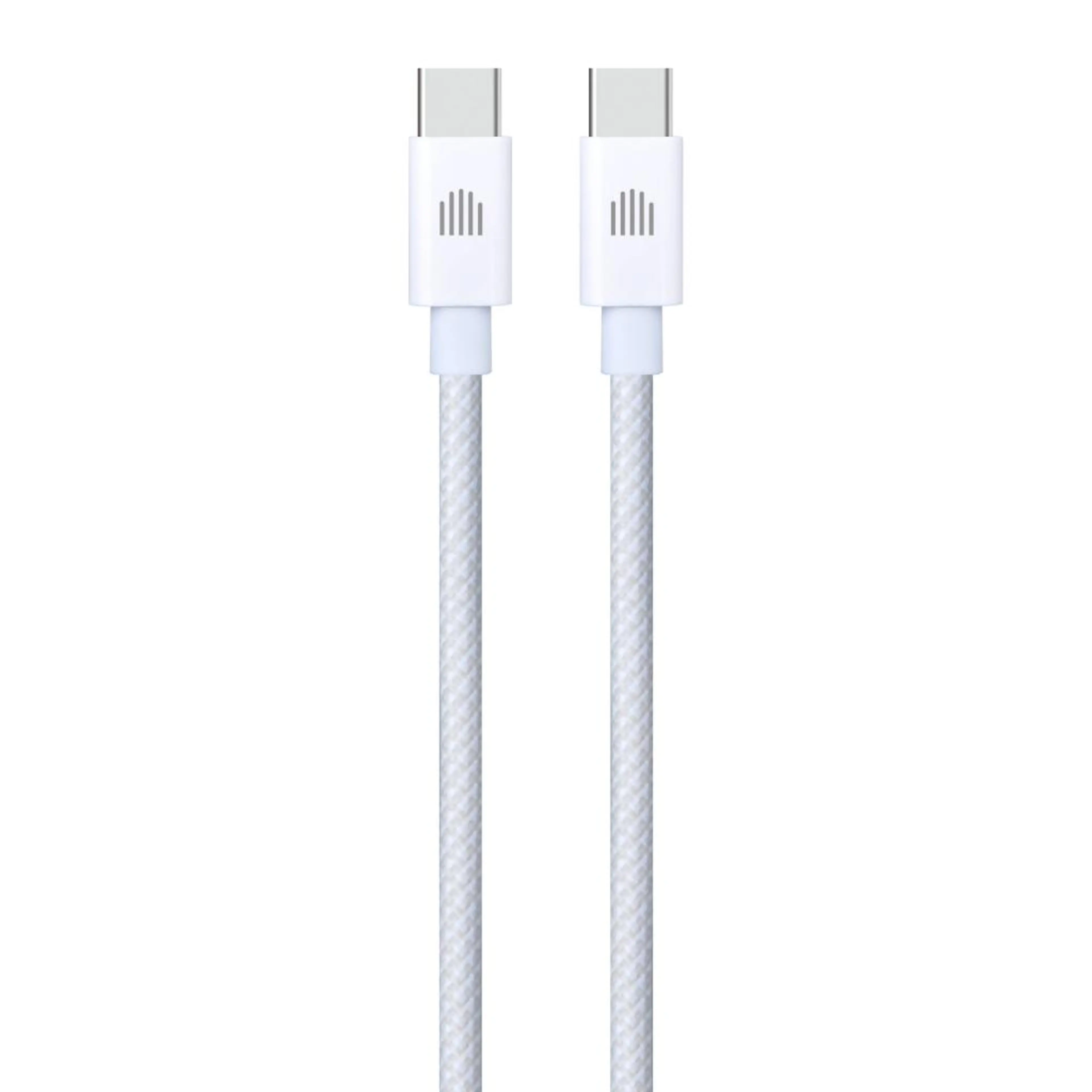 Dviced Cable USB-C to USB-C Nylon Textile 1;25m - White
