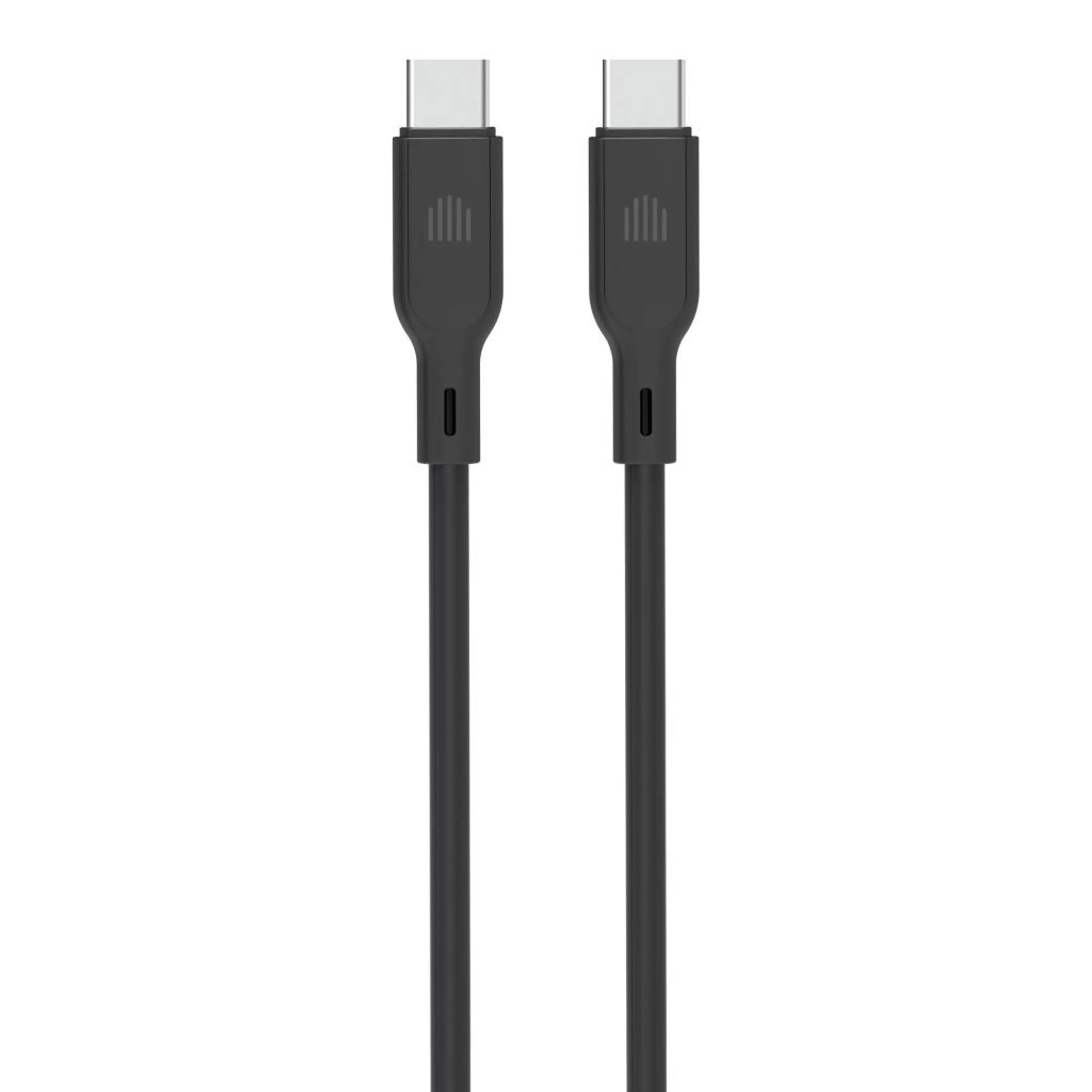 Dviced Cable USB-C to USB-C silicone 1;25m - Black