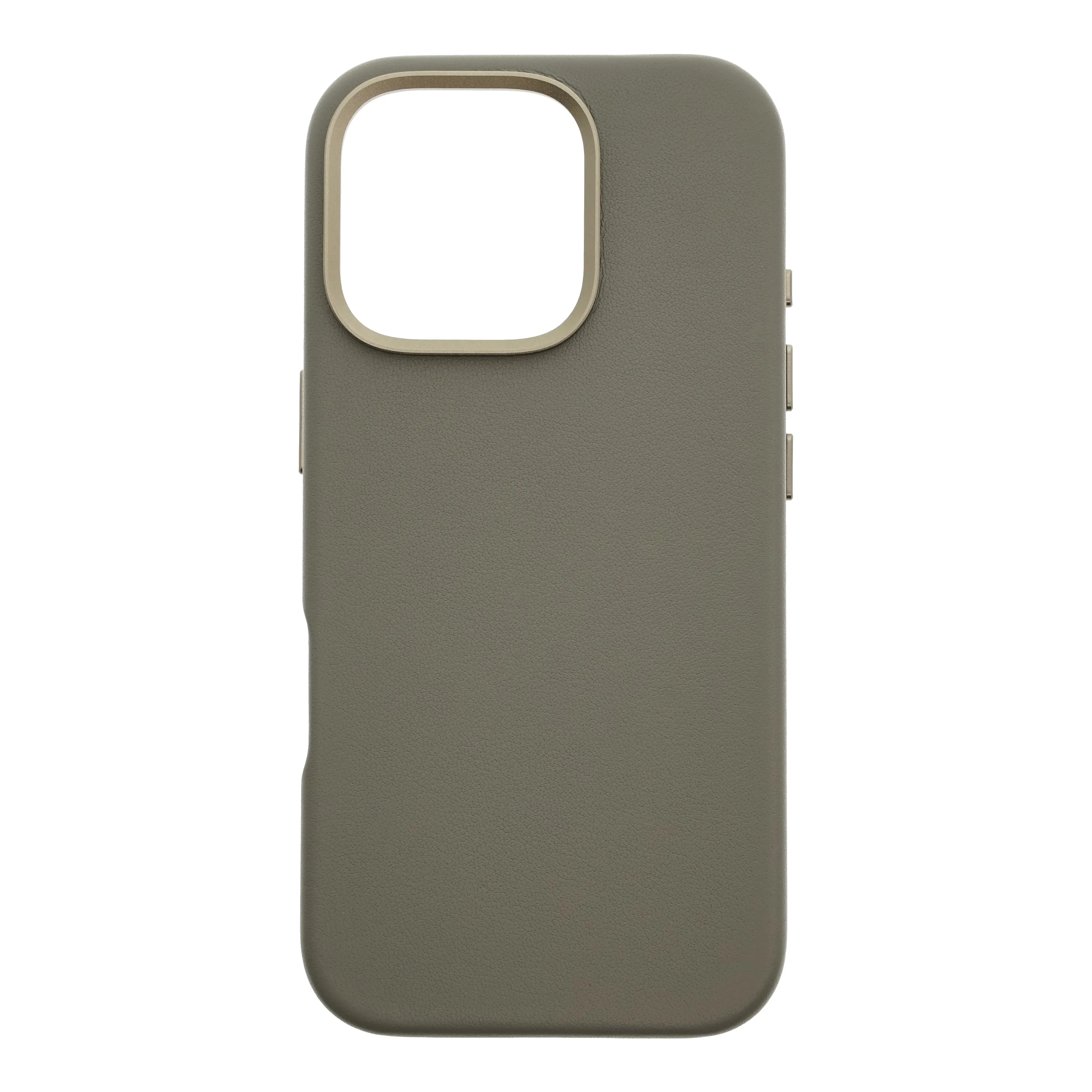 Dviced Leather case with magsafe for iPhone 16 Pro - Grey
