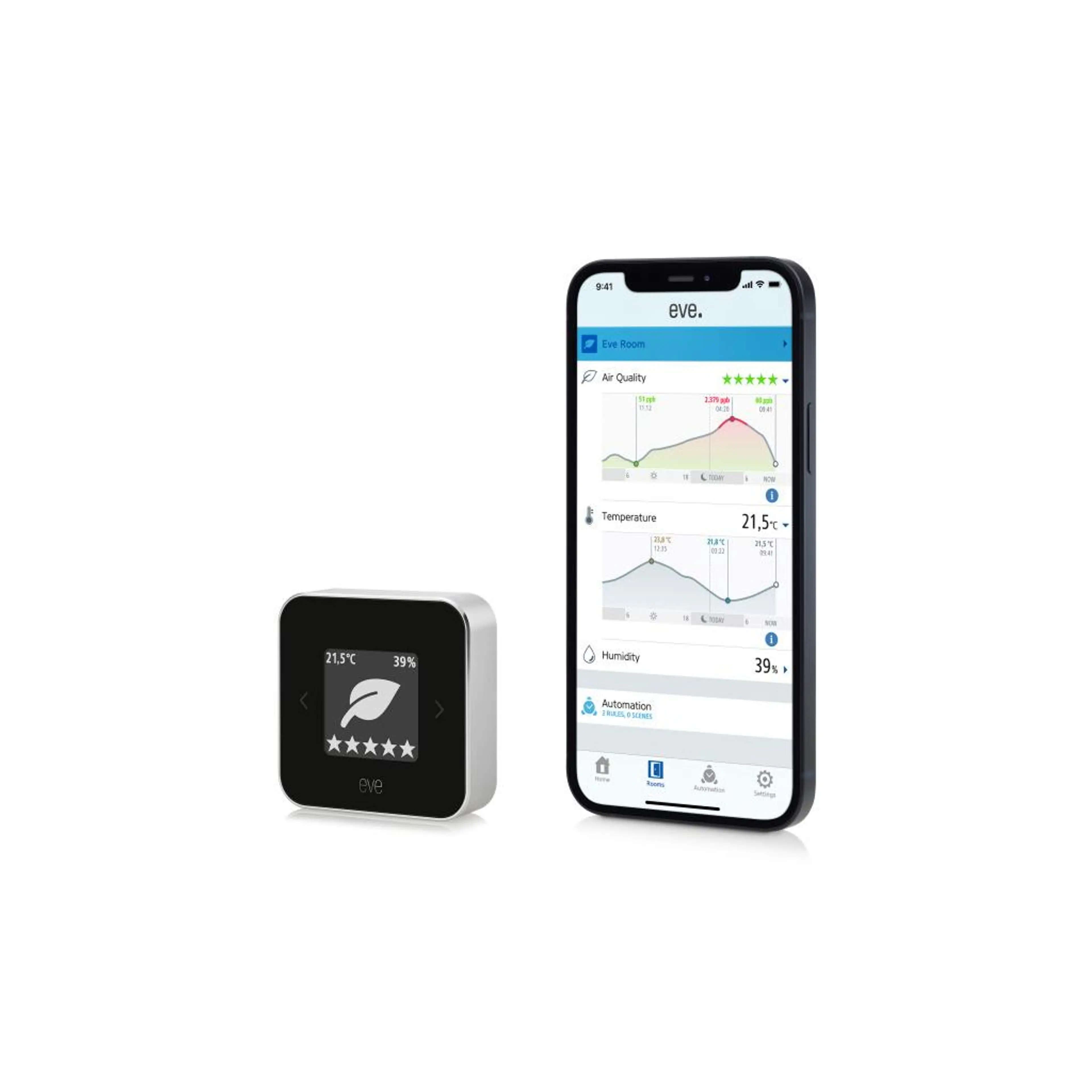 Eve Room Indoor Air Quality Monitor - Thread compatible