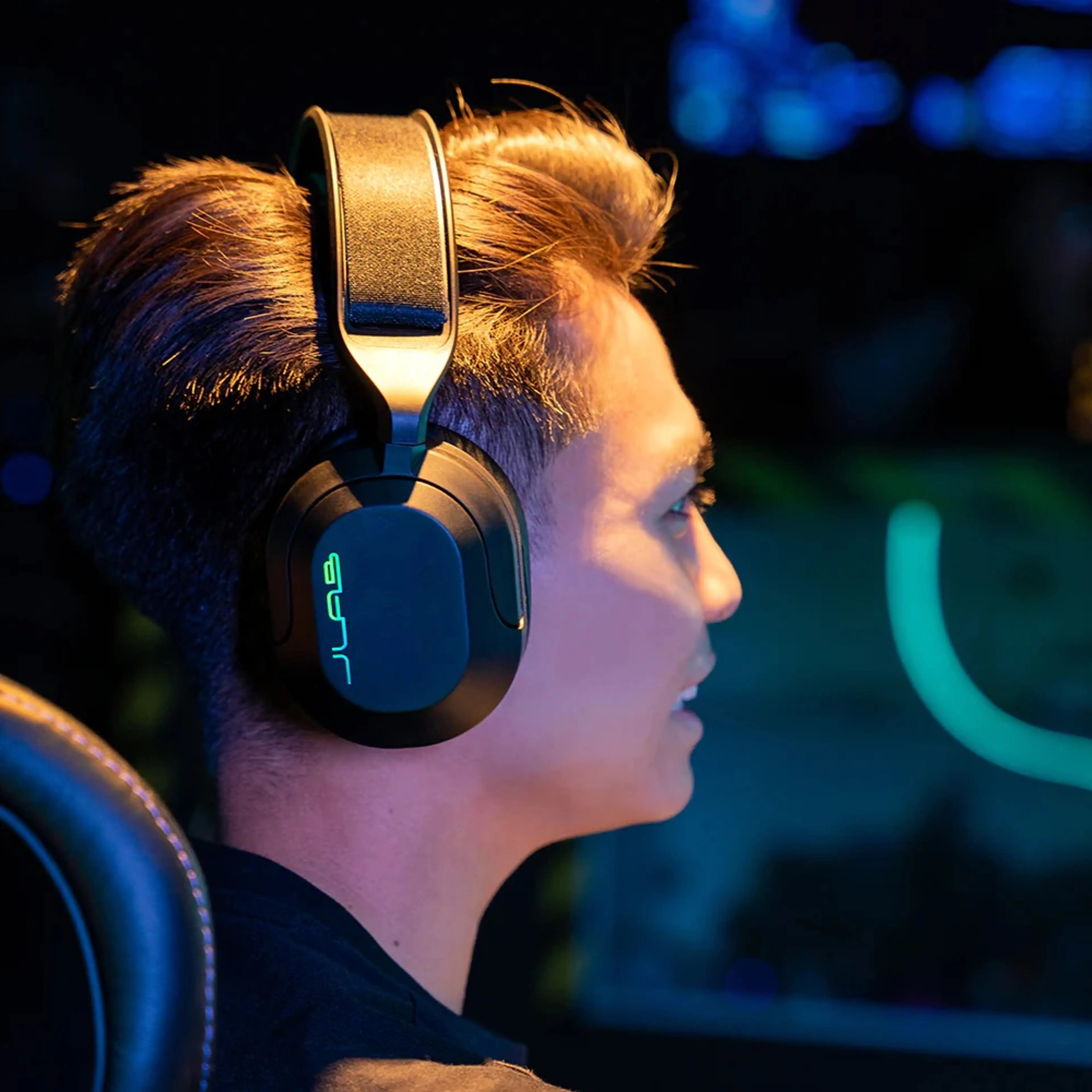 JLAB Nightfall Wired Gaming Headset - Black