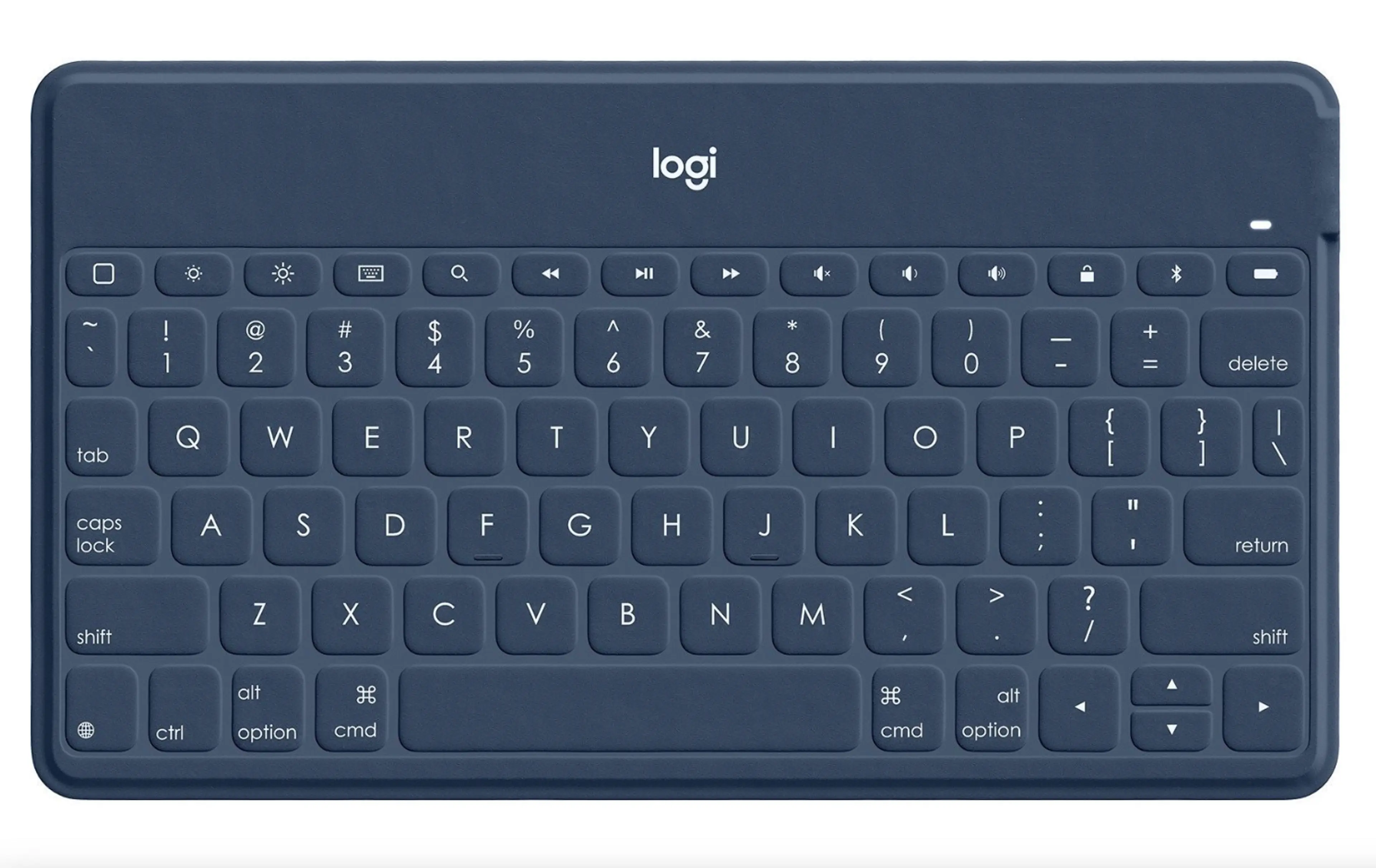 Logitech Keys-To-Go Classic Keyboard with iPhone Stand - Blue - US