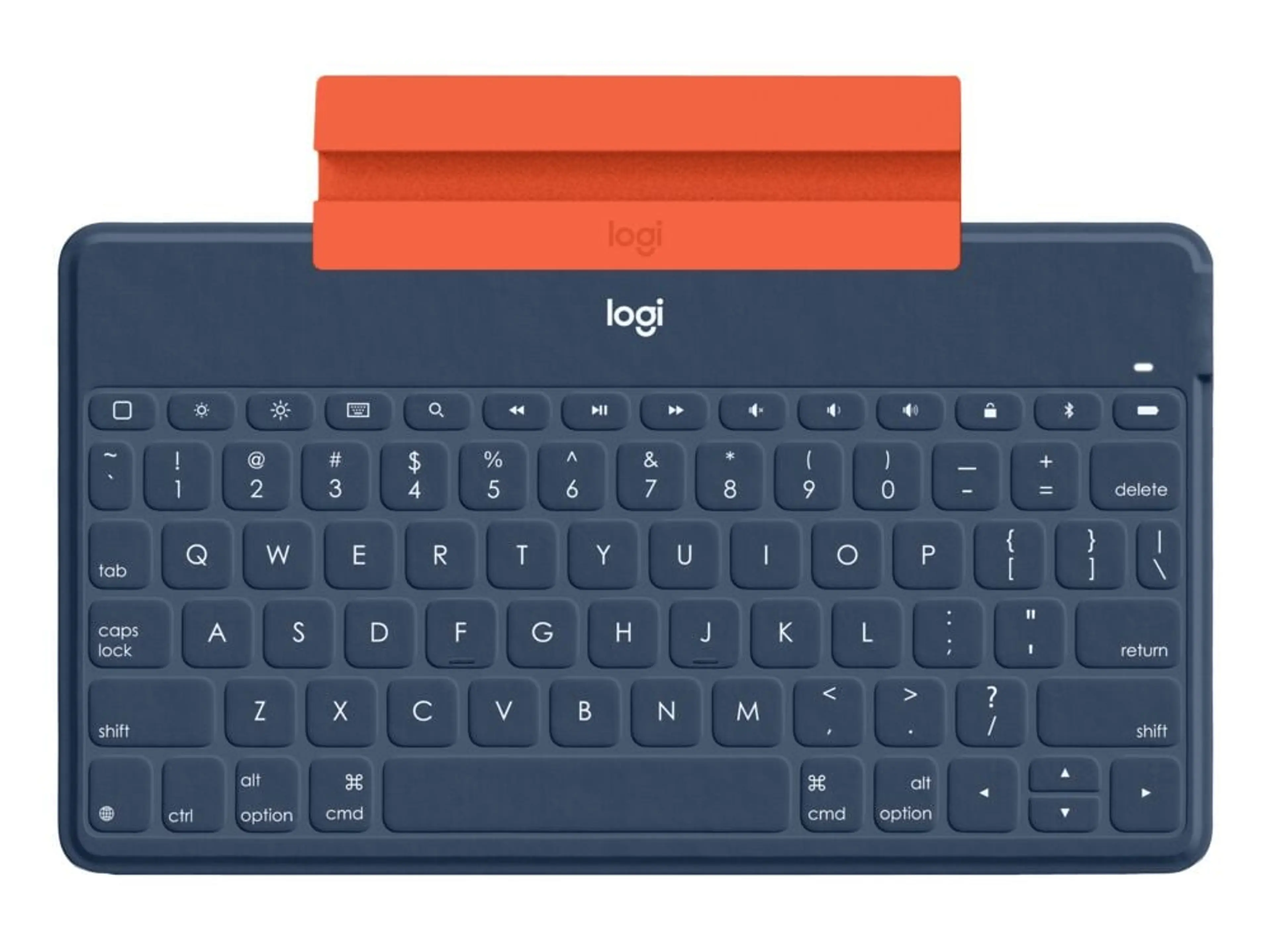 Logitech Keys-to-go Ultra-light, Ultra-PortableВ BluetoothВ Keyboard for iPhone, iPad, Apple TV and Mac - ClassicBlue - UK