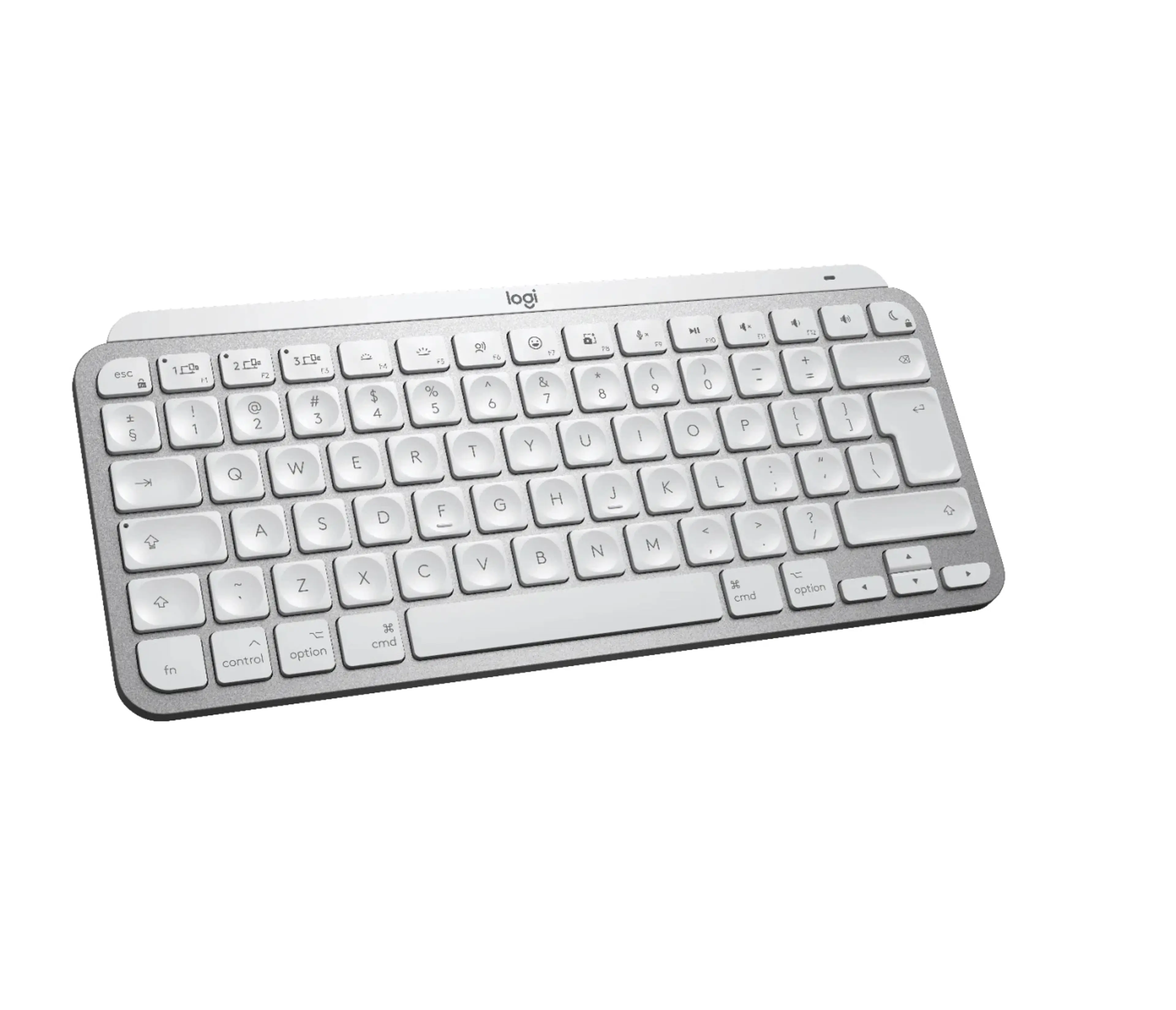 Logitech MX Keys Mini For Mac Minimalist Wireless Illuminated Keyboard - Pale Grey - US