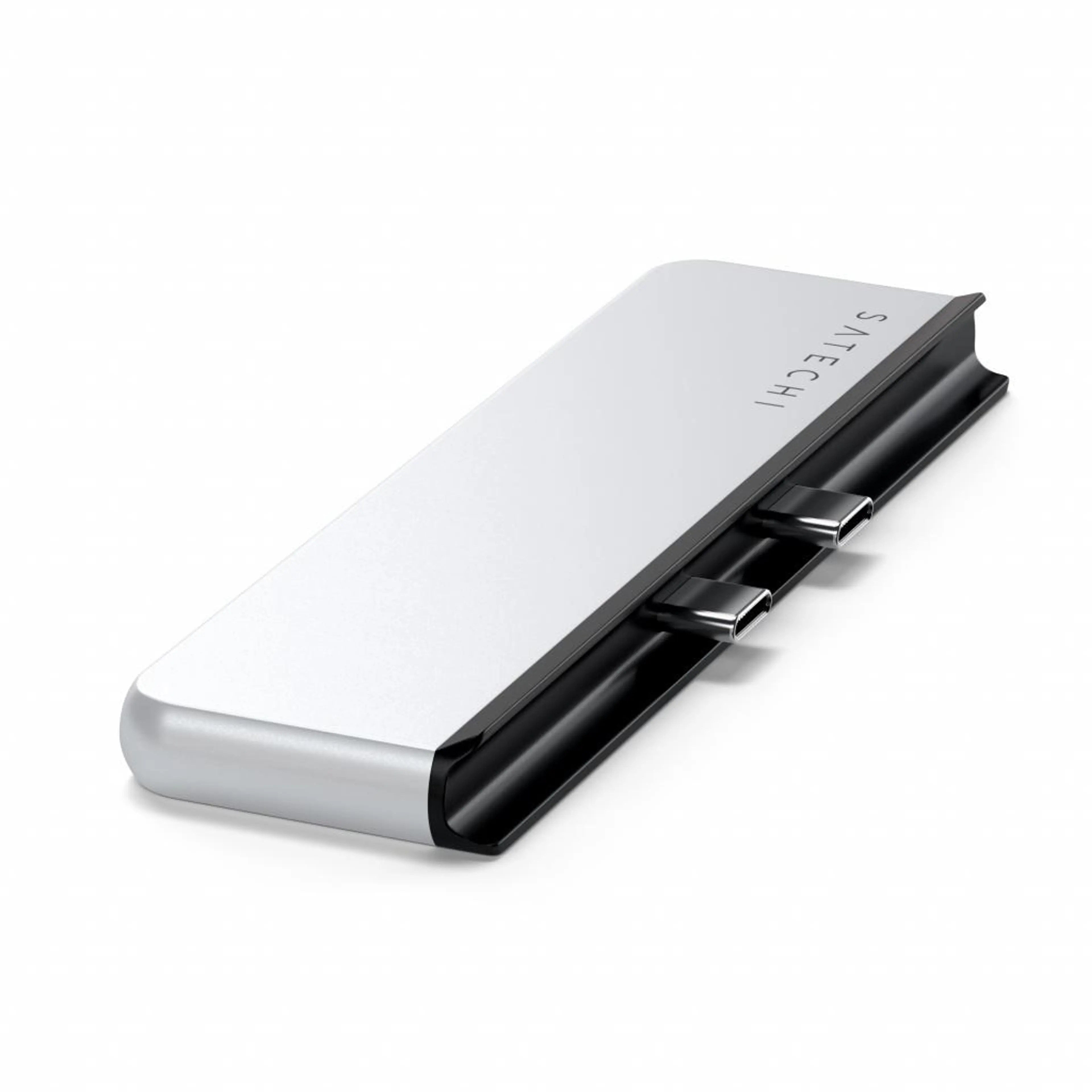Satechi DUAL USB-C HUB for SURFACE PRO 9 (1x USB4 Pass-through Port 100W PD; 1x 6K/60Hz or Dual 4K/60Hz Video 40Gbps;2x USB-C 3.2 Gen 2 Port; 1x USB-A 3.2 Gen 2; HDMI 2.0 Port (4K/60Hz) SD/microSD)