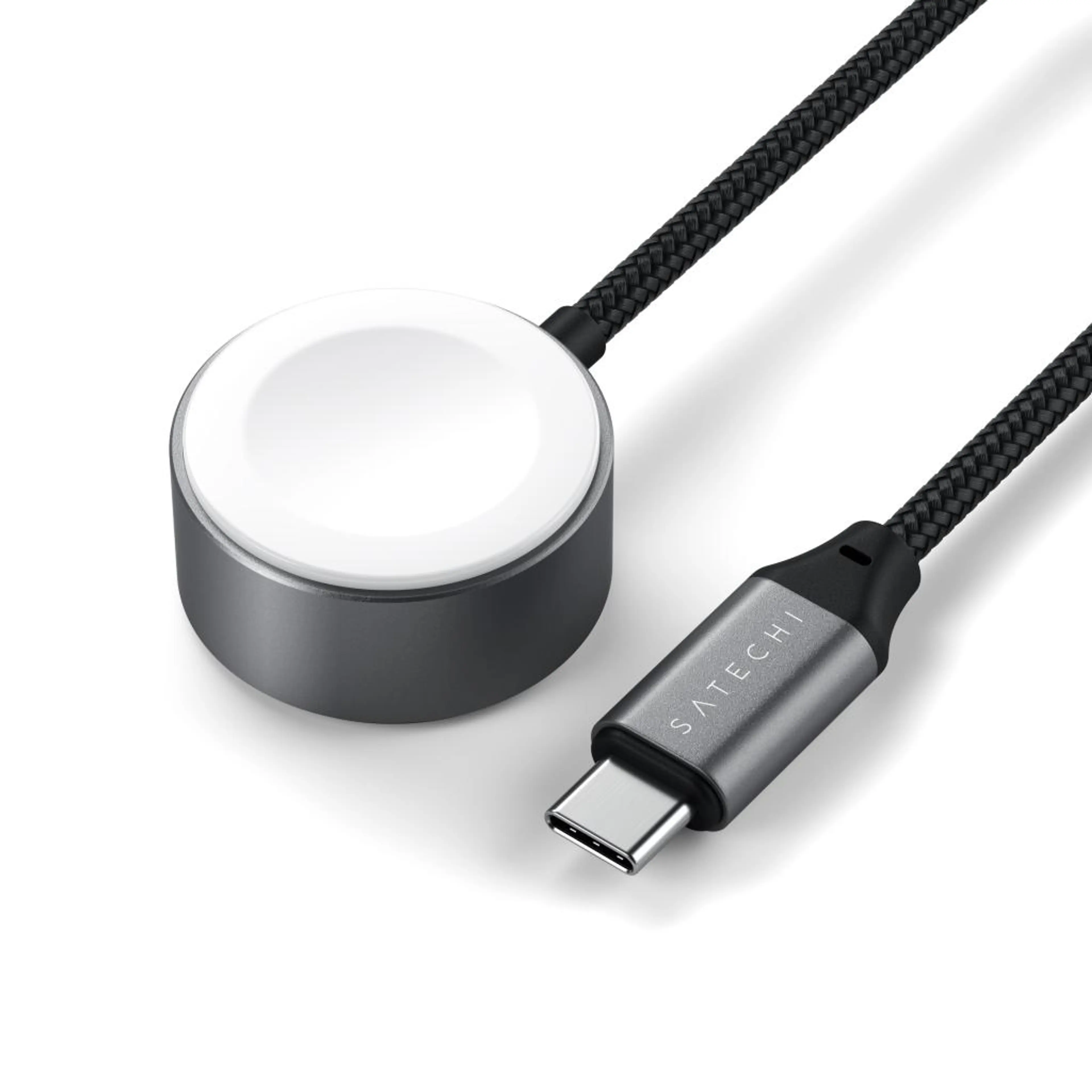 Satechi USB-C Magnetic Fast-Charging Cable for Apple Watch - Space Gray