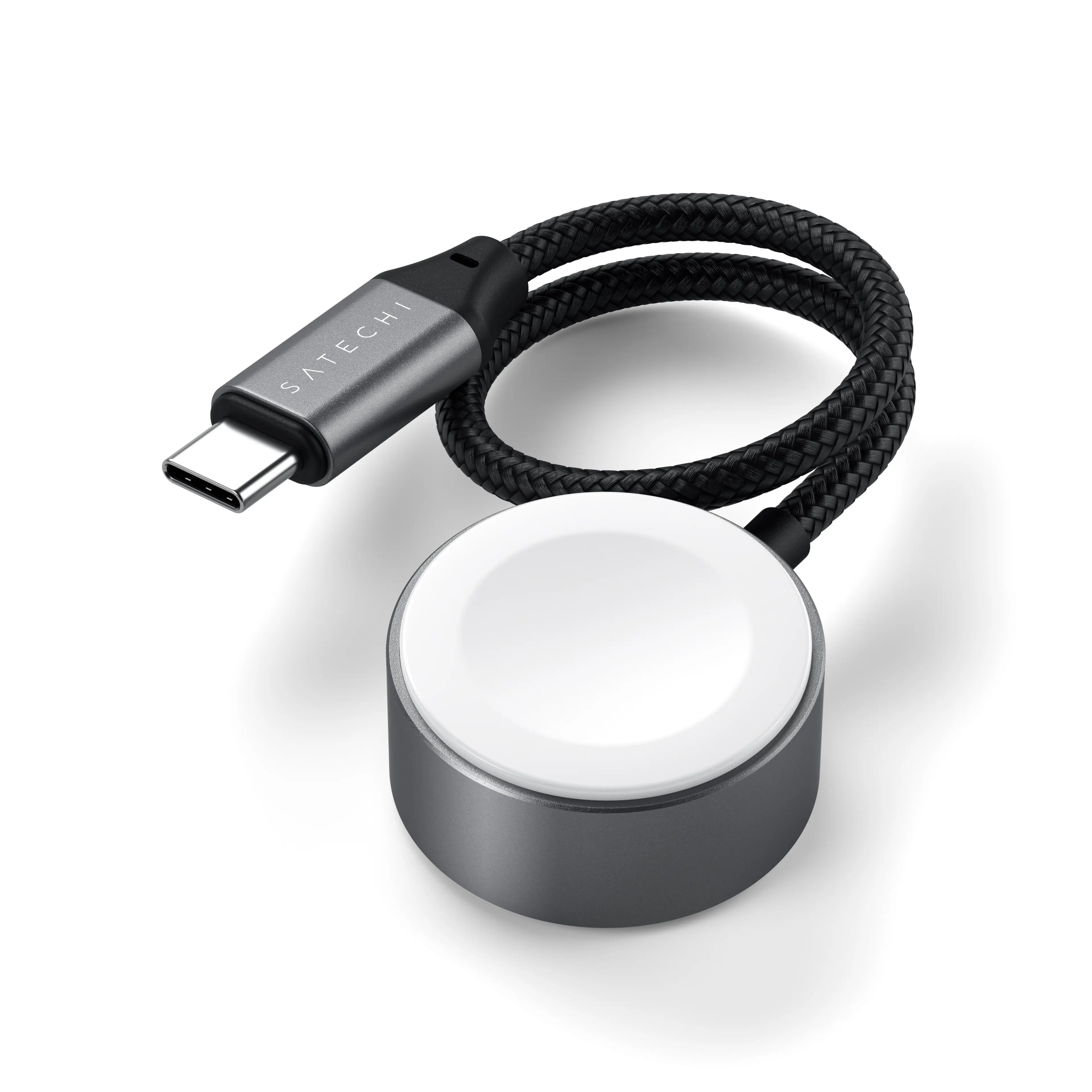 Satechi USB-C Magnetic Fast-Charging Cable for Apple Watch - Space Gray