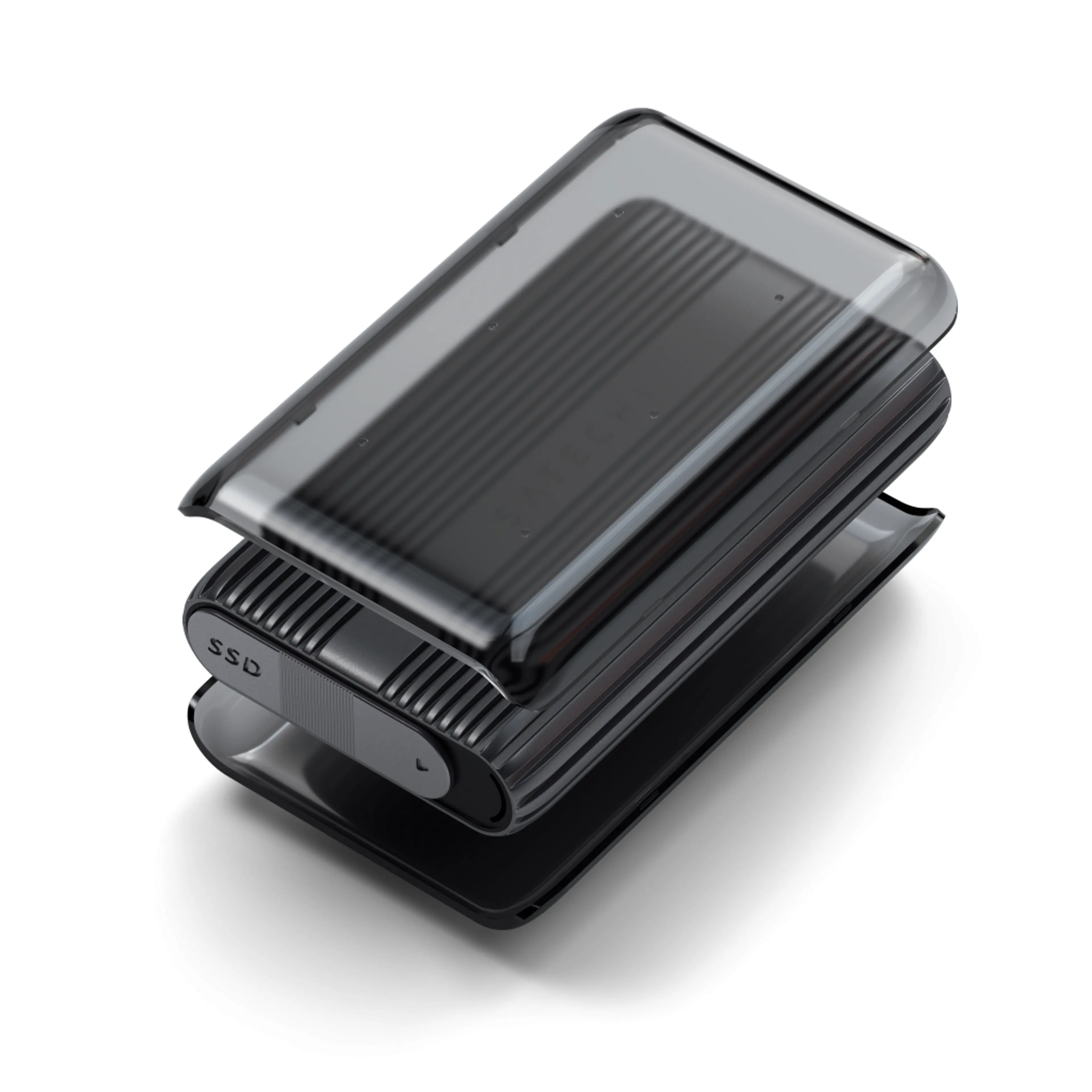 Satechi USB4 NVMe SSD Pro Enclosure (M.2 NVMe Drives 2280/2260/2242mm-16TBmax;PCI-E Gen 4x4;max bandwidth 8GB/s; reading/writing 3840MB/s ) - Grey