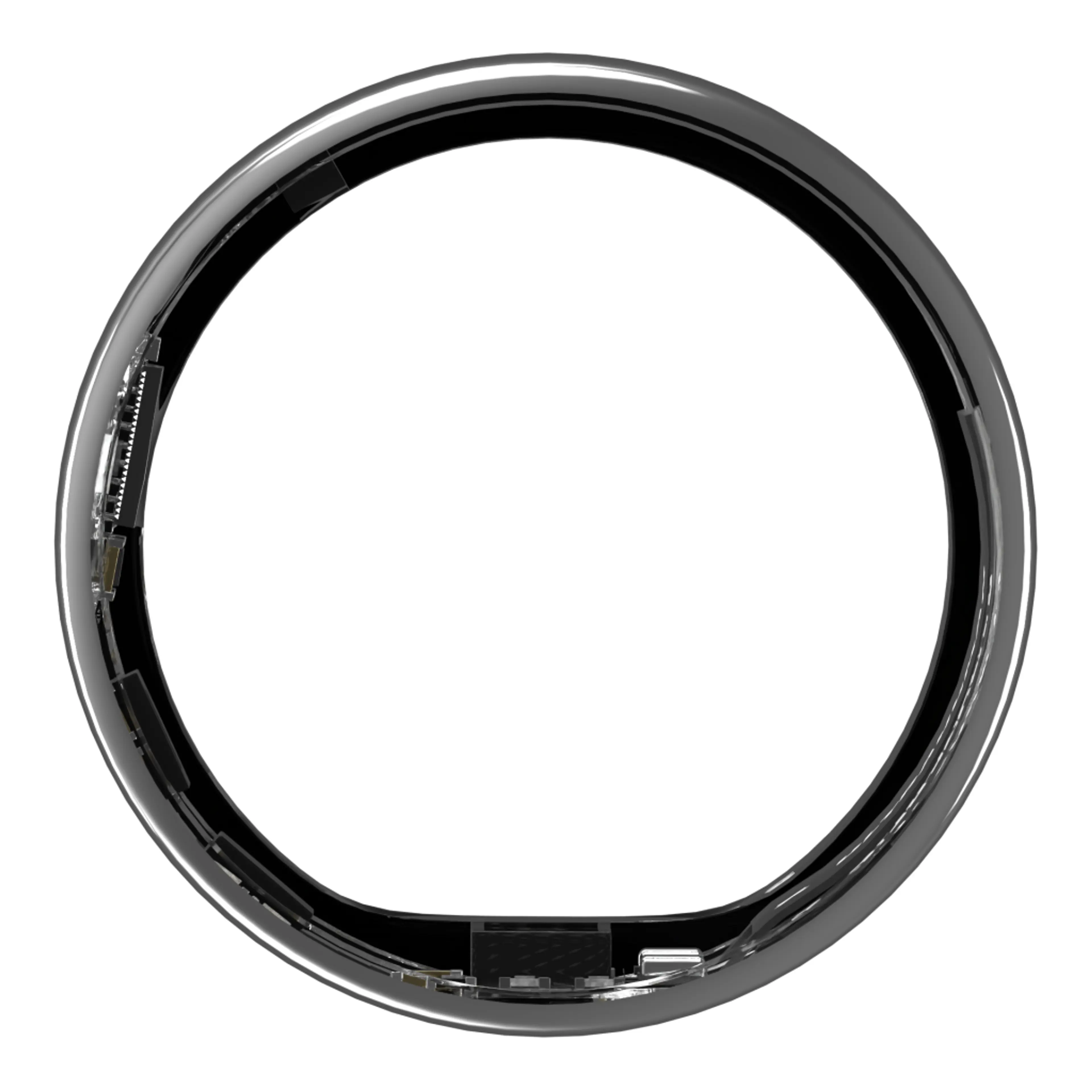 Ultrahuman Ring Air - Smart Ring, Charger, USB Cable / Size-08- Air_Silver