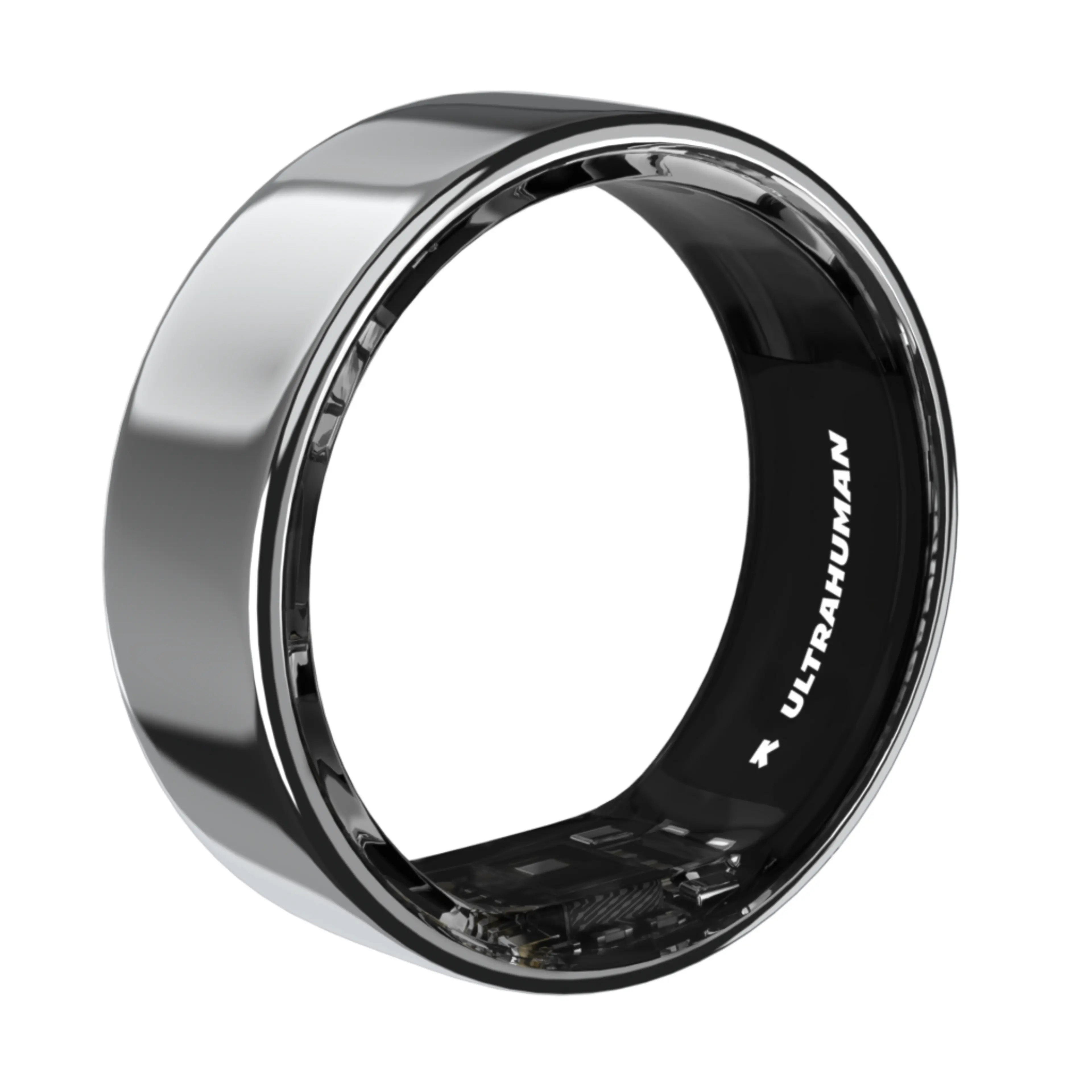 Ultrahuman Ring Air - Smart Ring; Charger; USB Cable / Size-14- Air_Silver