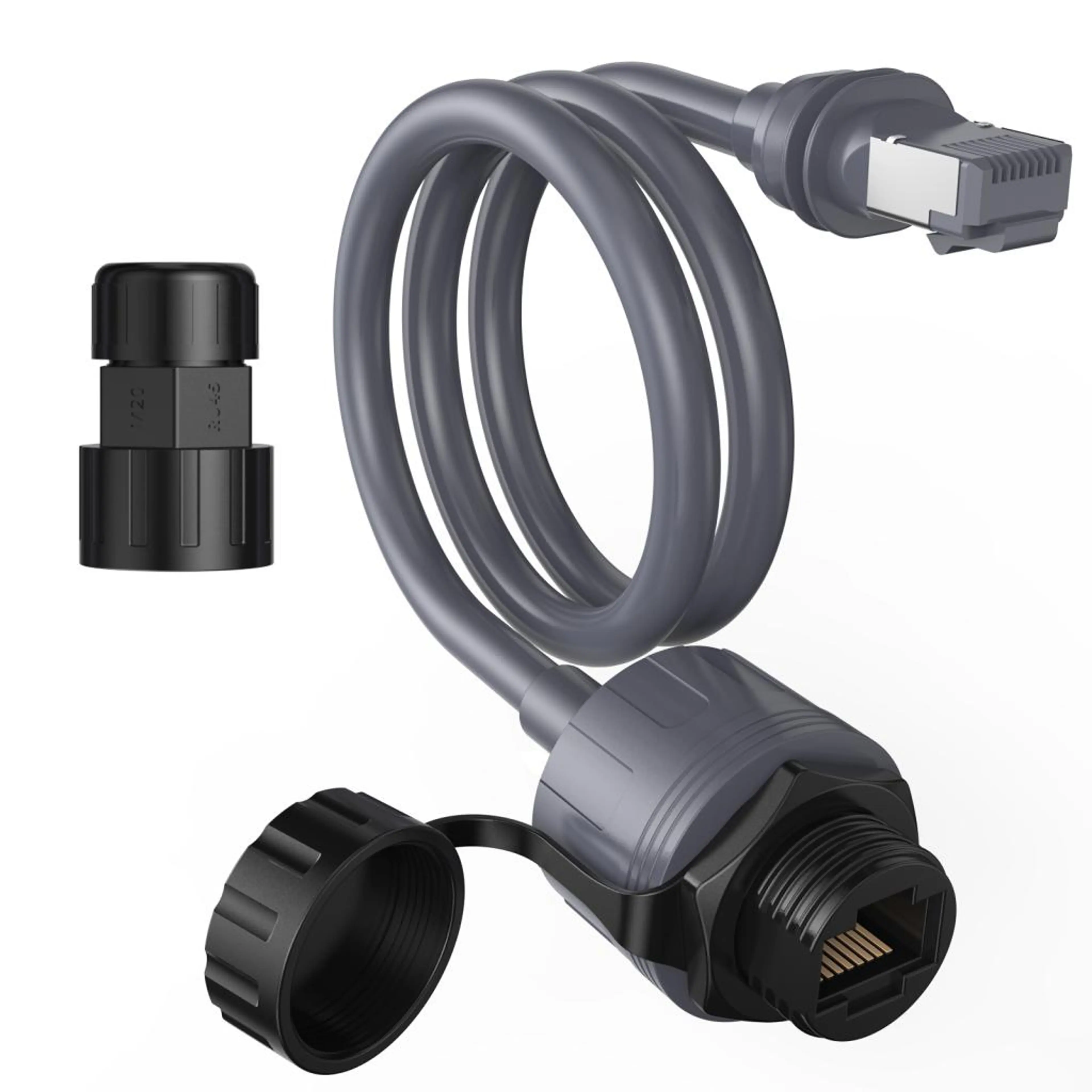 Водоустойчив кабел-конектор RJ45 за Starlink V3 / V4 (0.5м, IP68)