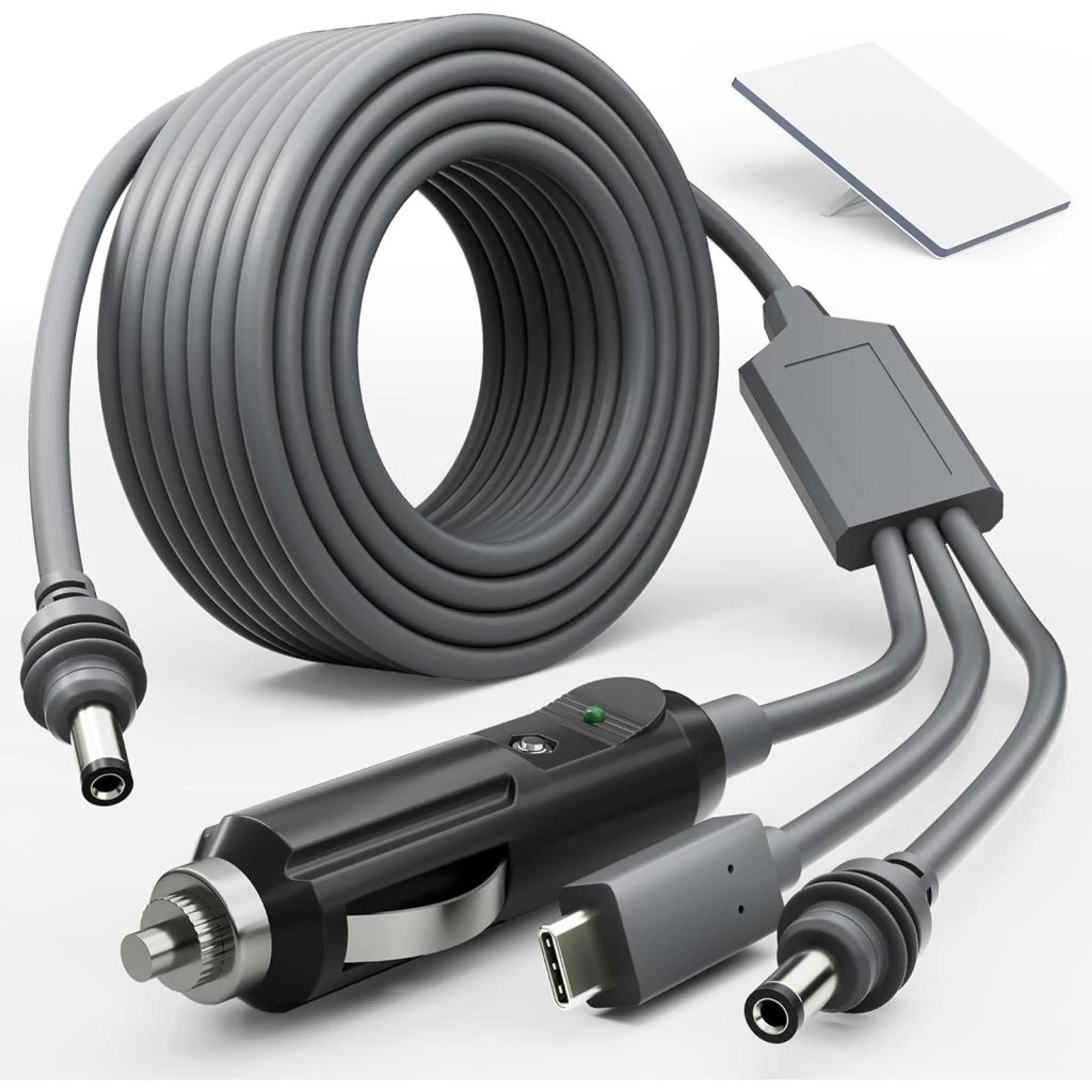 Захранващ Кабел 5м. за Starlink Mini – USB-C / DC / Автоадаптер 12V